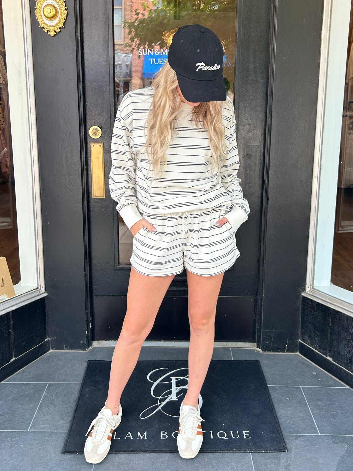 Stand Out Striped Sweatshirt