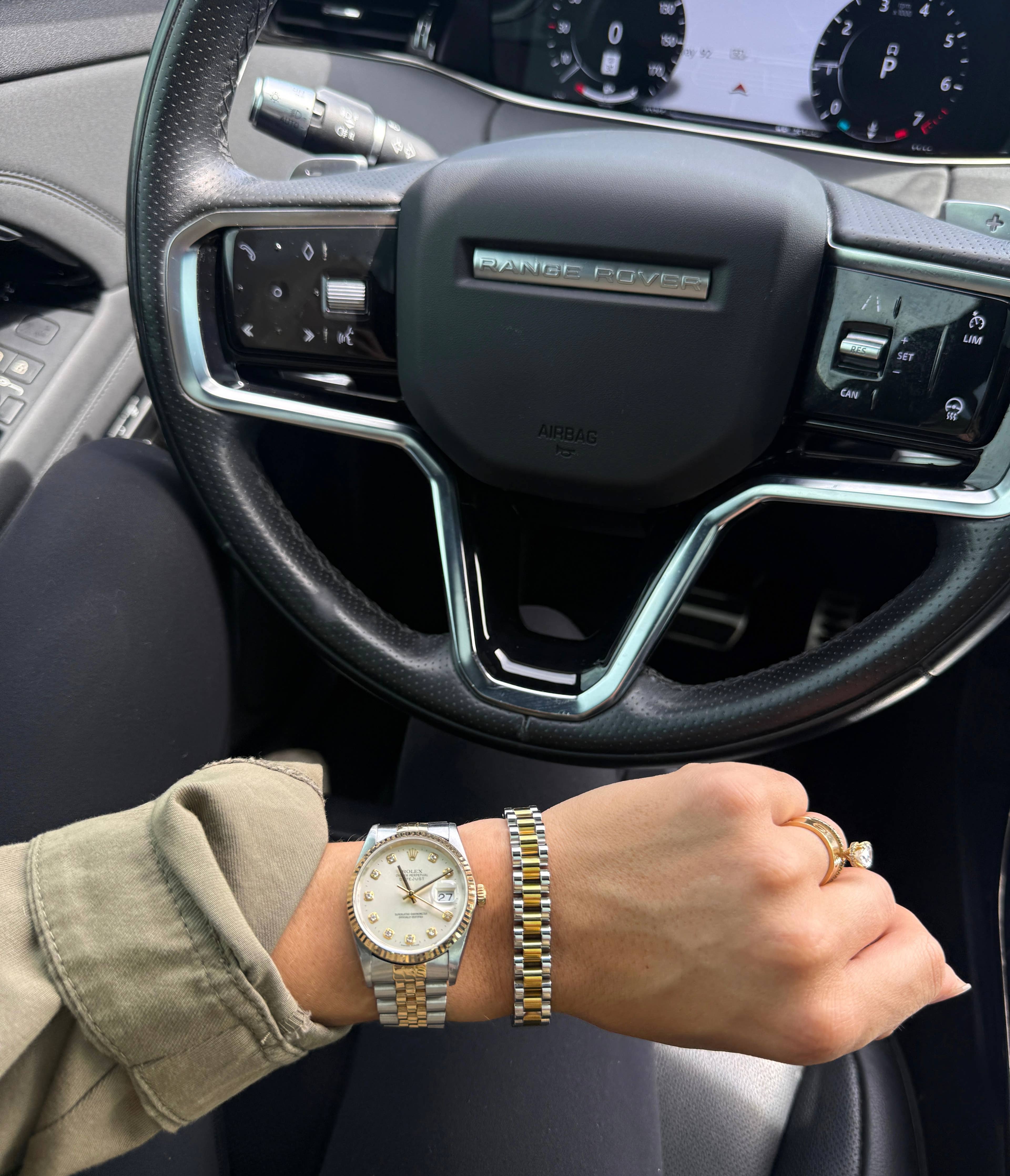 THE CHAIN WATCH BAND BRACELET: GOLD