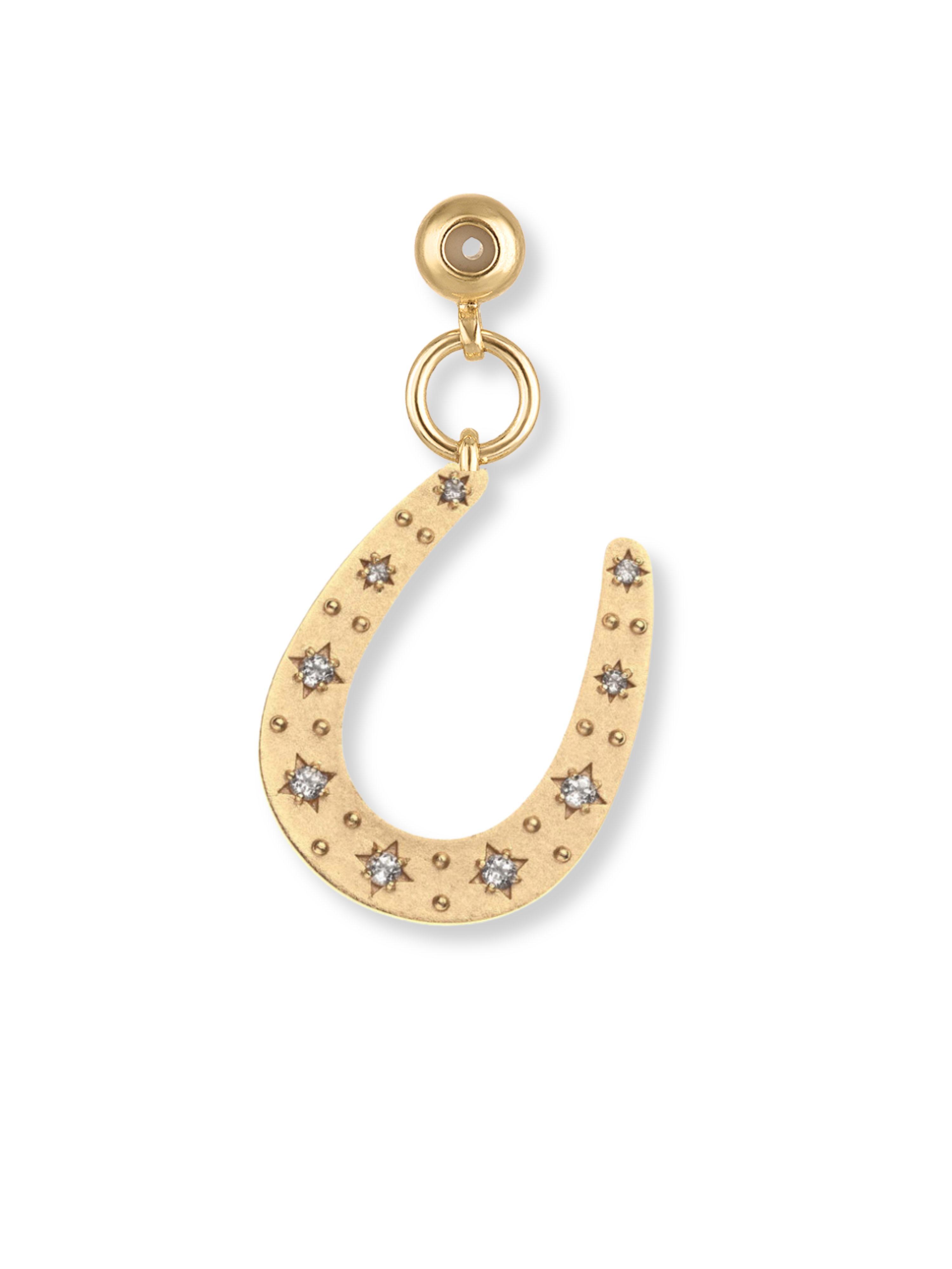 Glam Horseshoe Grip Charm: One Size
