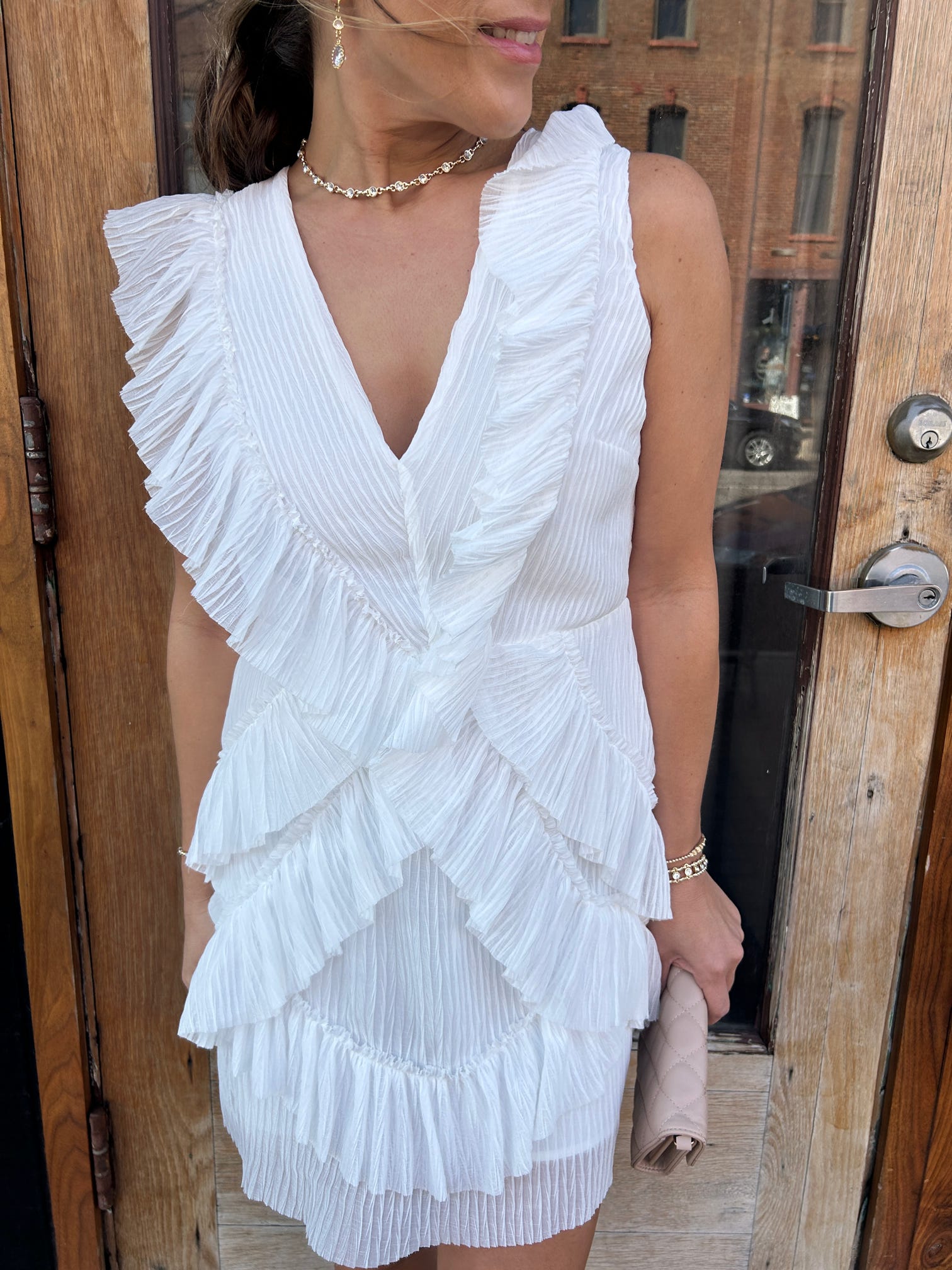 Nova Pleated Ruffle Mini