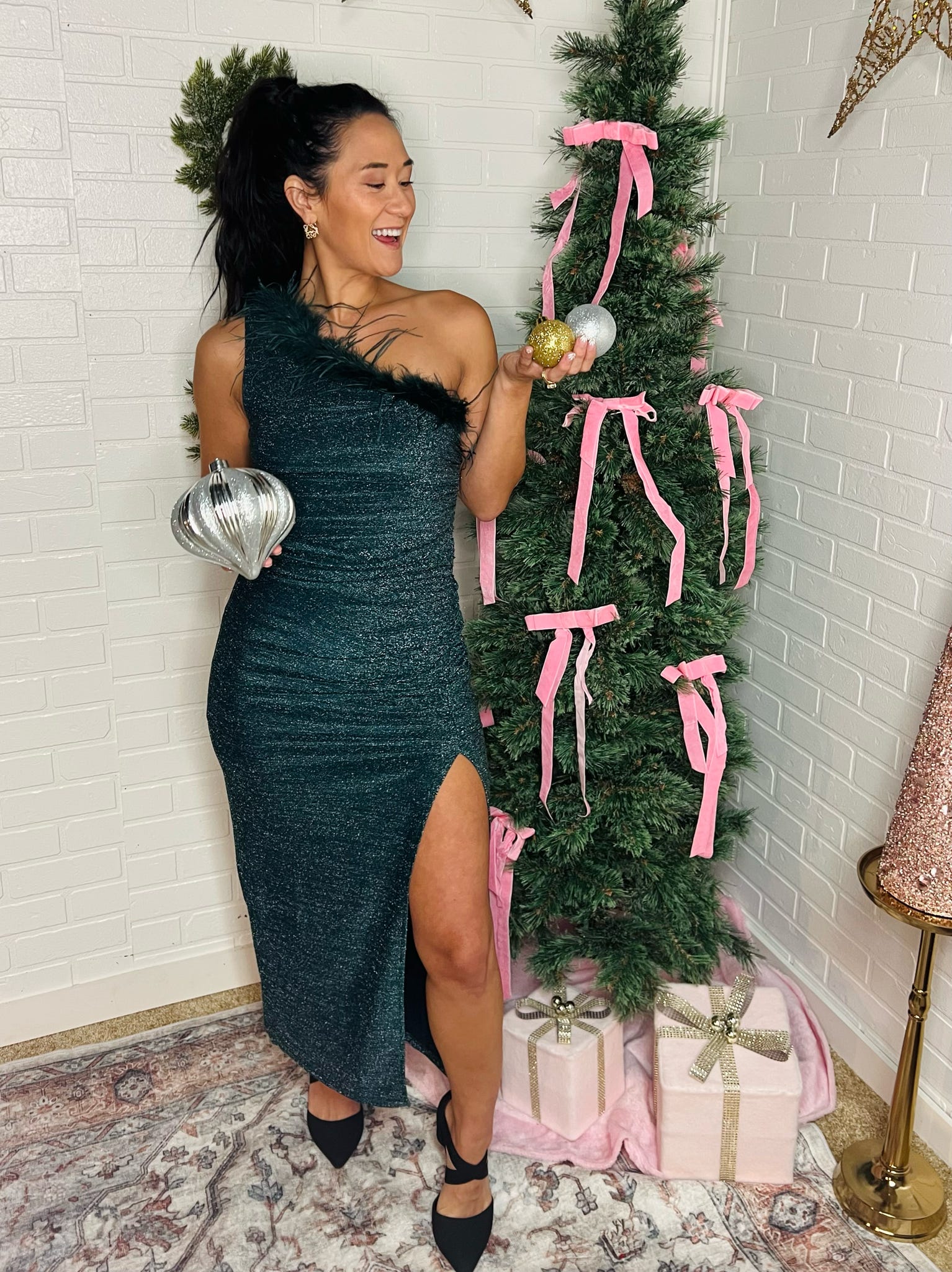 Sandrine One Shoulder Dress