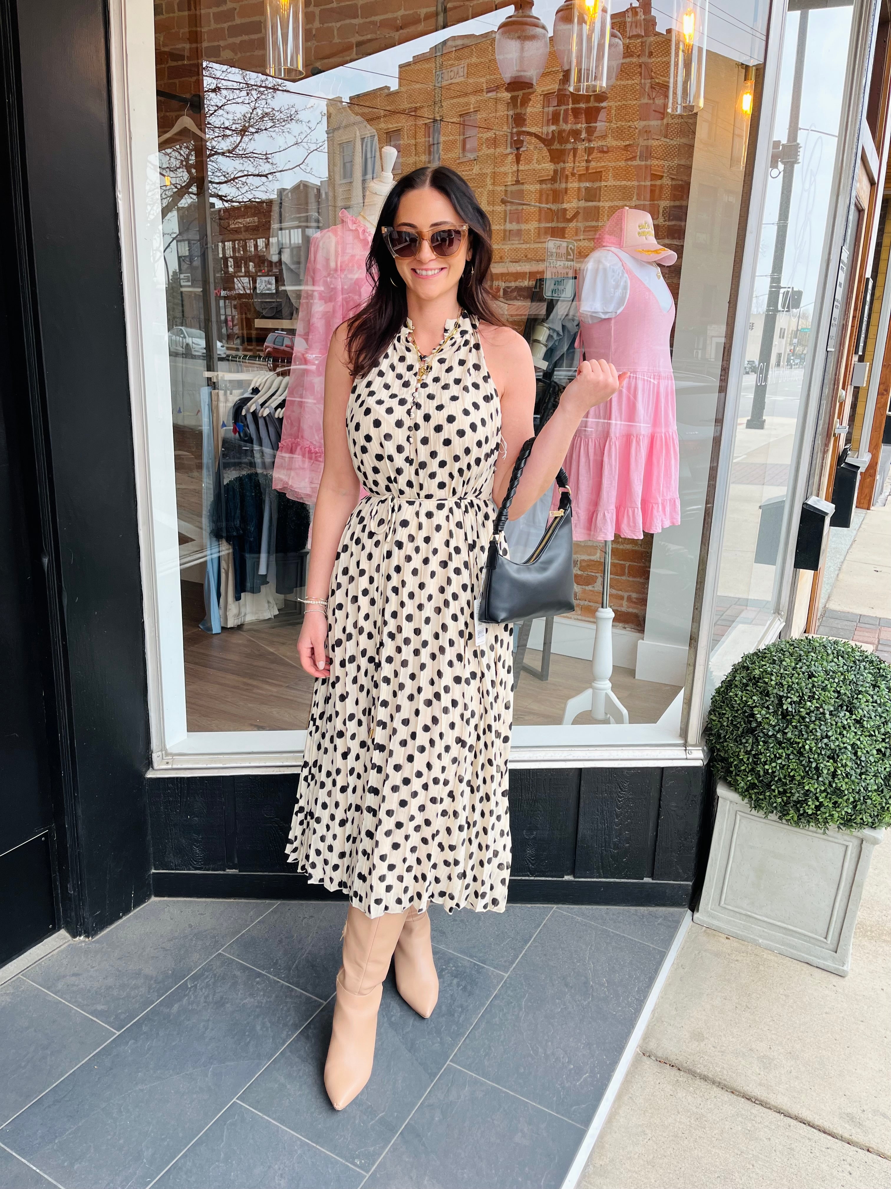 FINAL SALE Avery Halter Dress