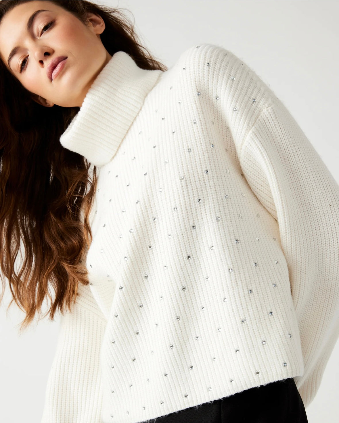 Astro Sequin Turtleneck Sweater