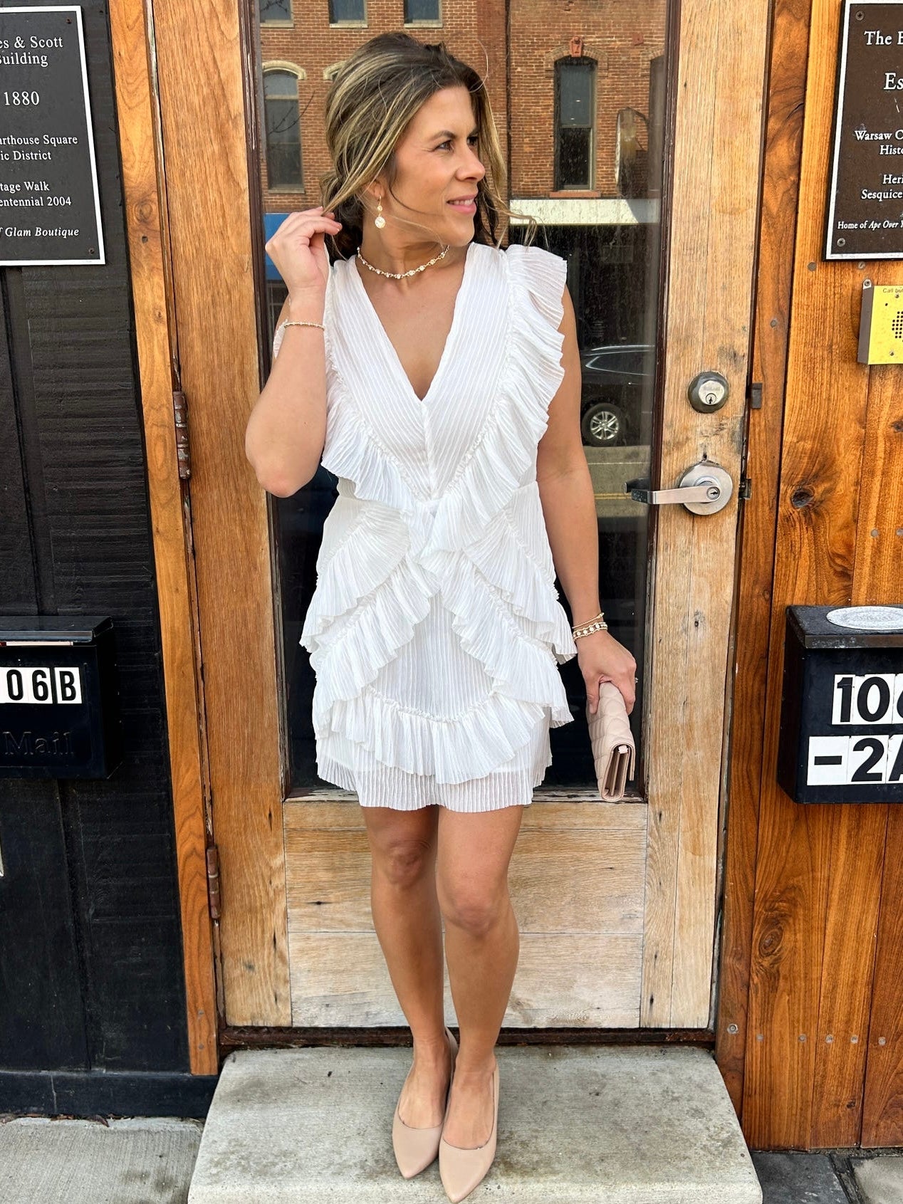 Nova Pleated Ruffle Mini