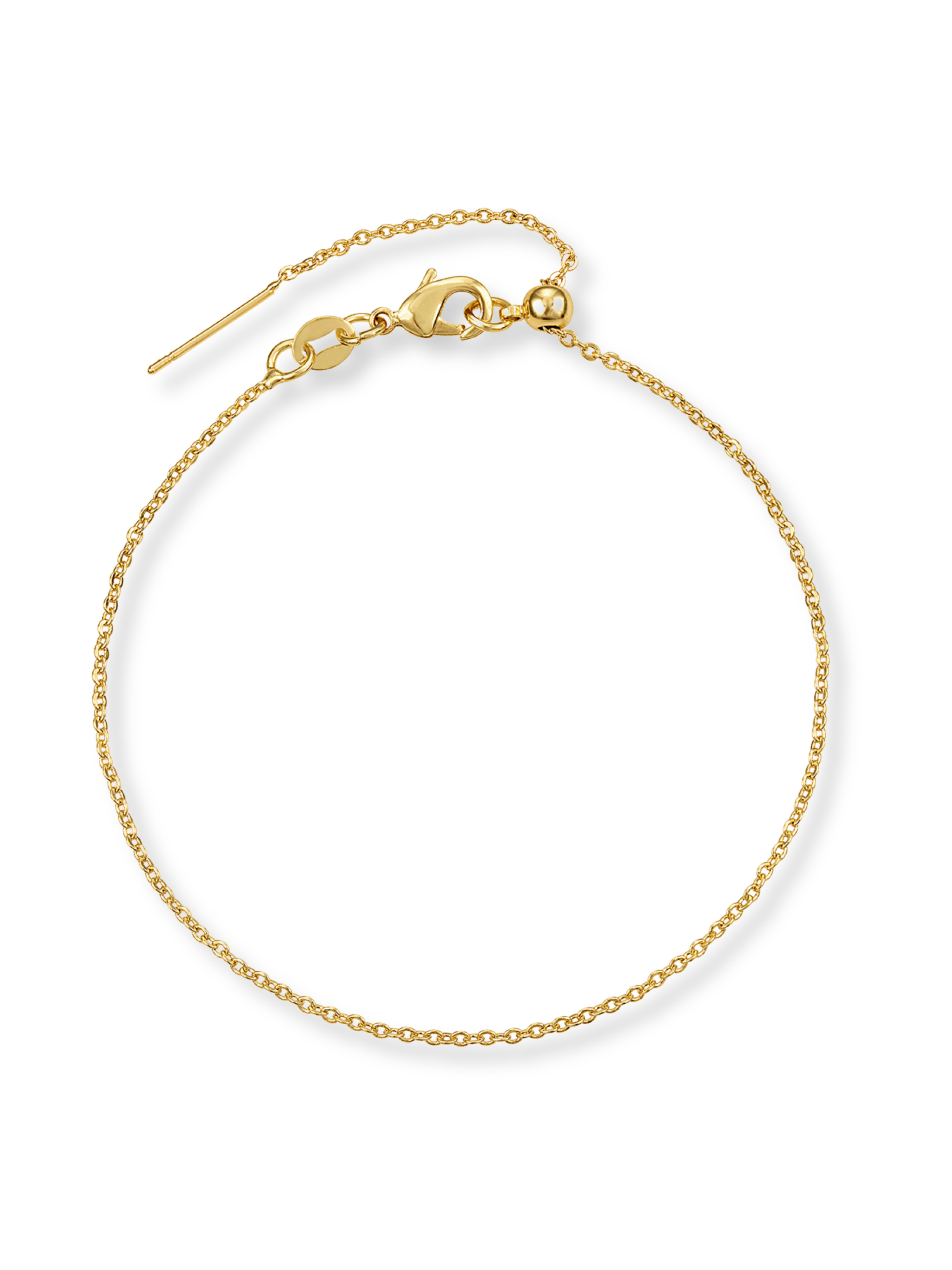Charm Bar Bracelet Chain: One Size
