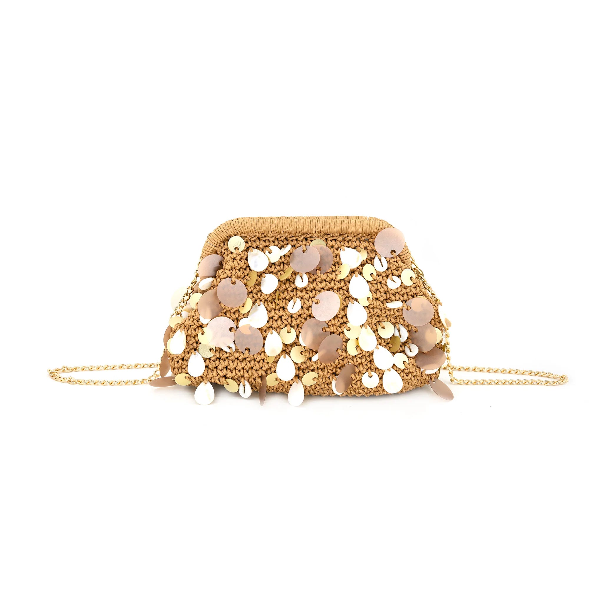 The Sunlit Sequin Clutch