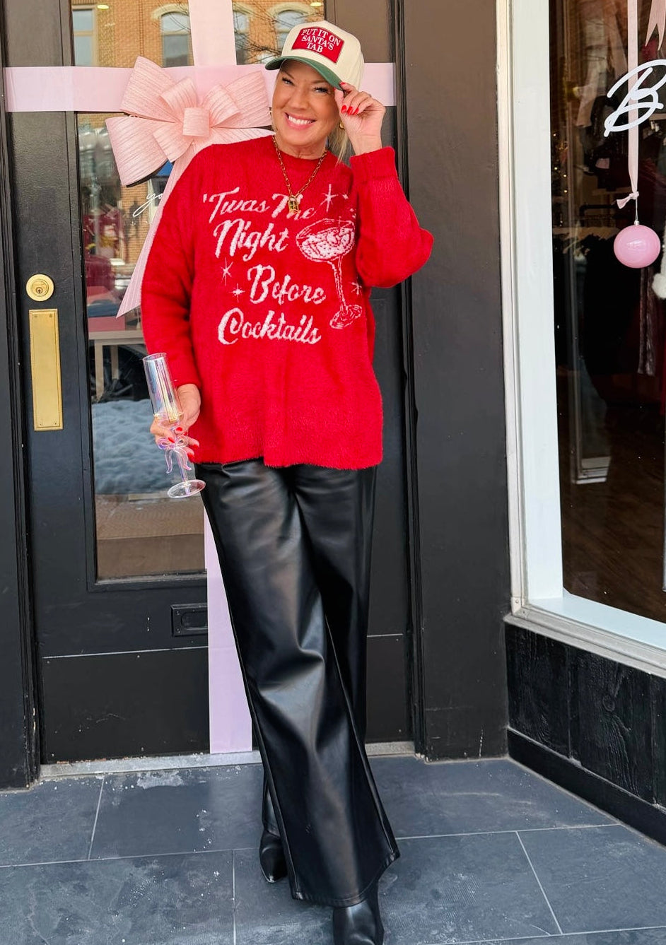Twas The Night Before Cocktails Sweater
