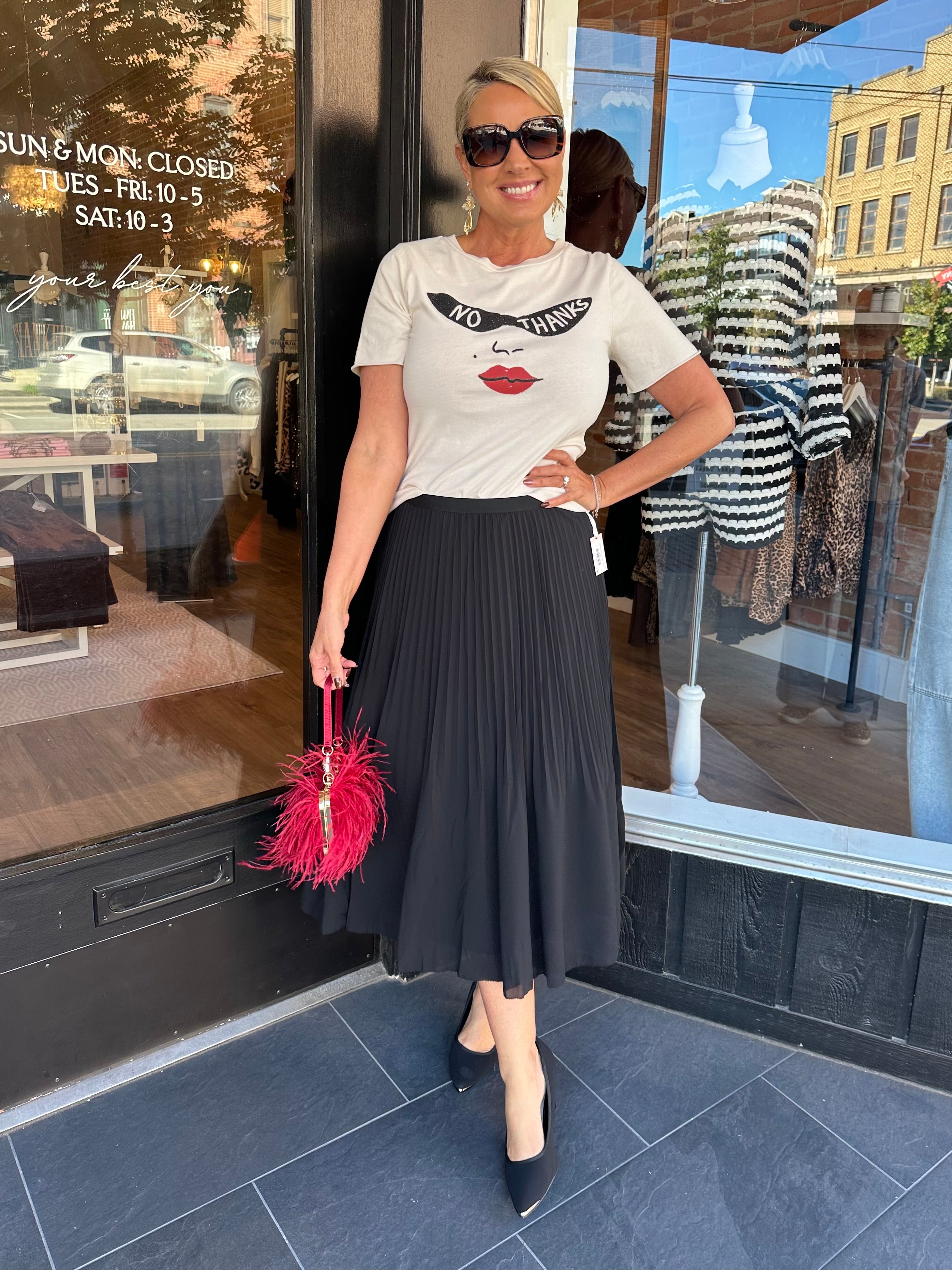 Charlotte Pleated Skirt