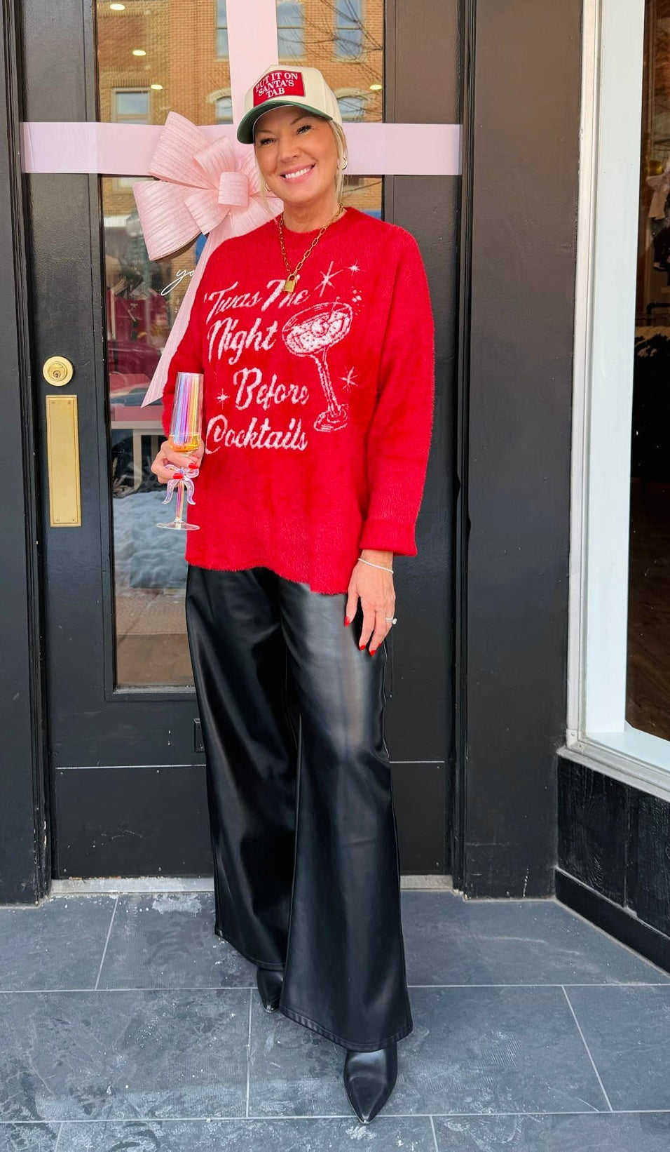 Twas The Night Before Cocktails Sweater