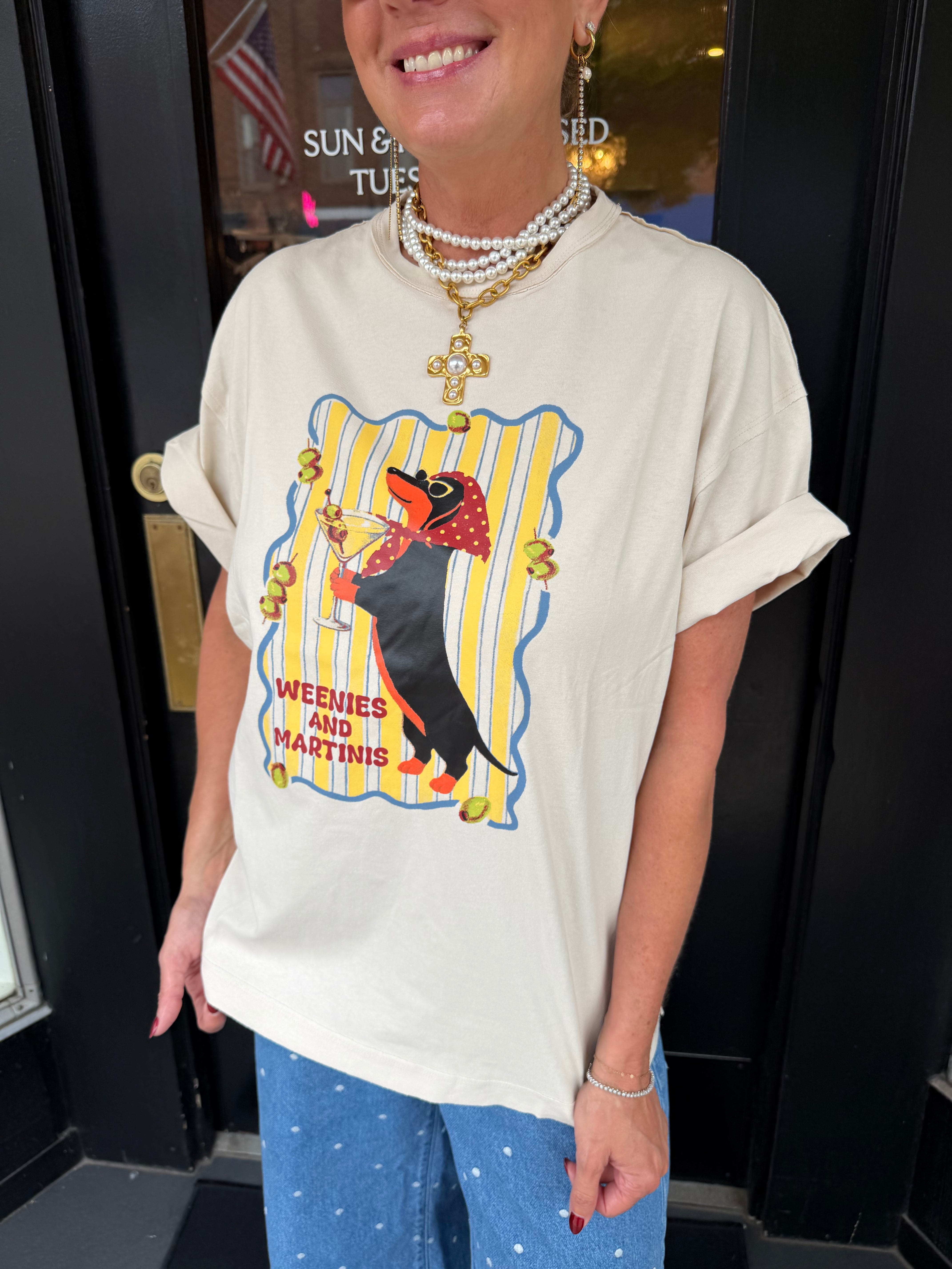 Weenie & Martini Tee