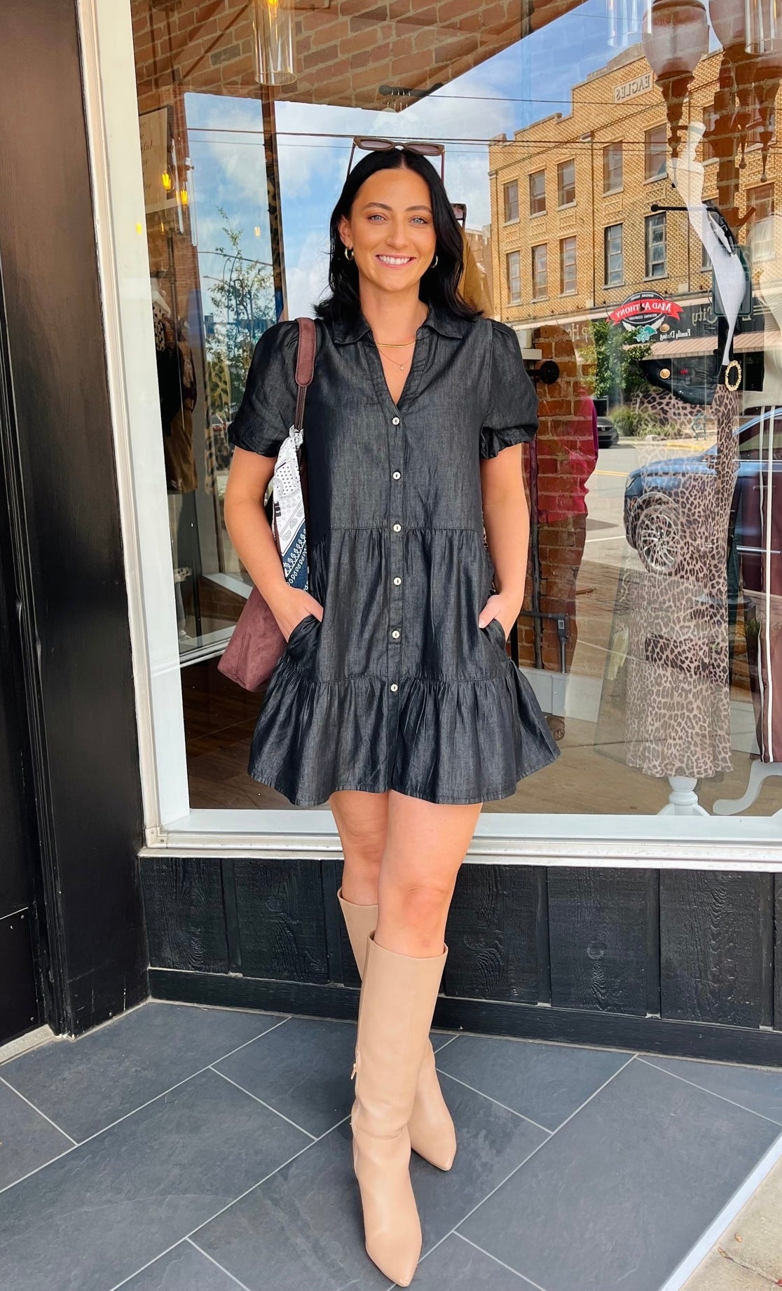 Sophia Denim Dress