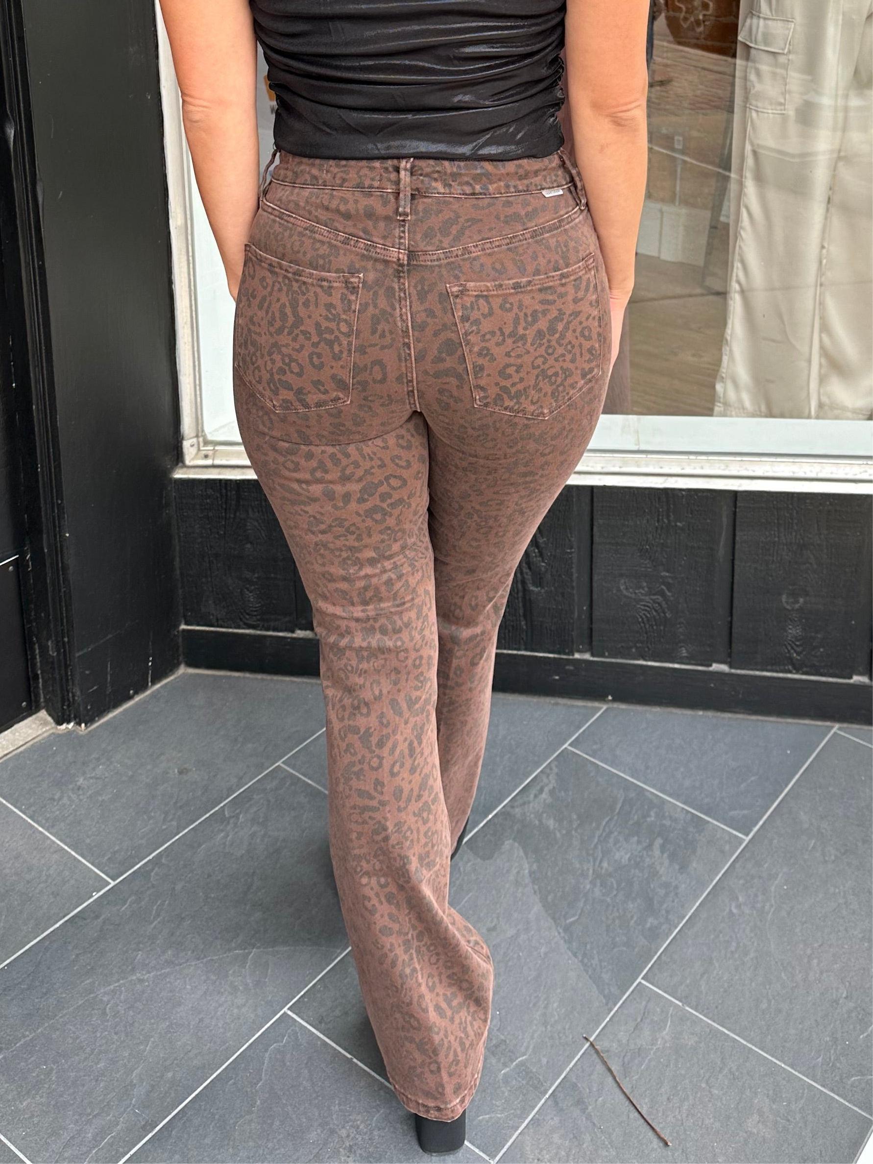 Jaxtyn Leopard Jeans