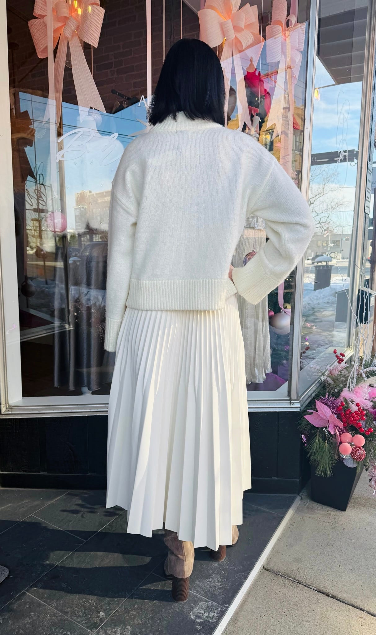 Billie pleated skirt