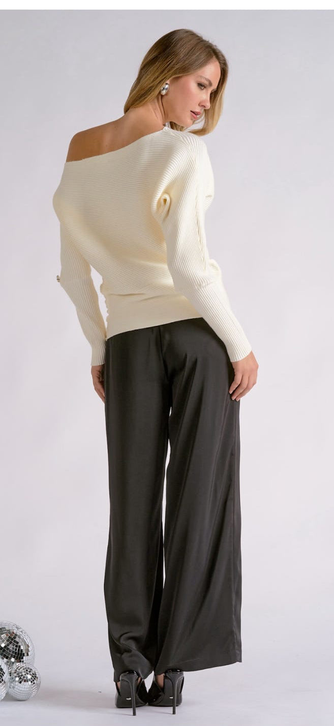 The Asymmetry Knit Top