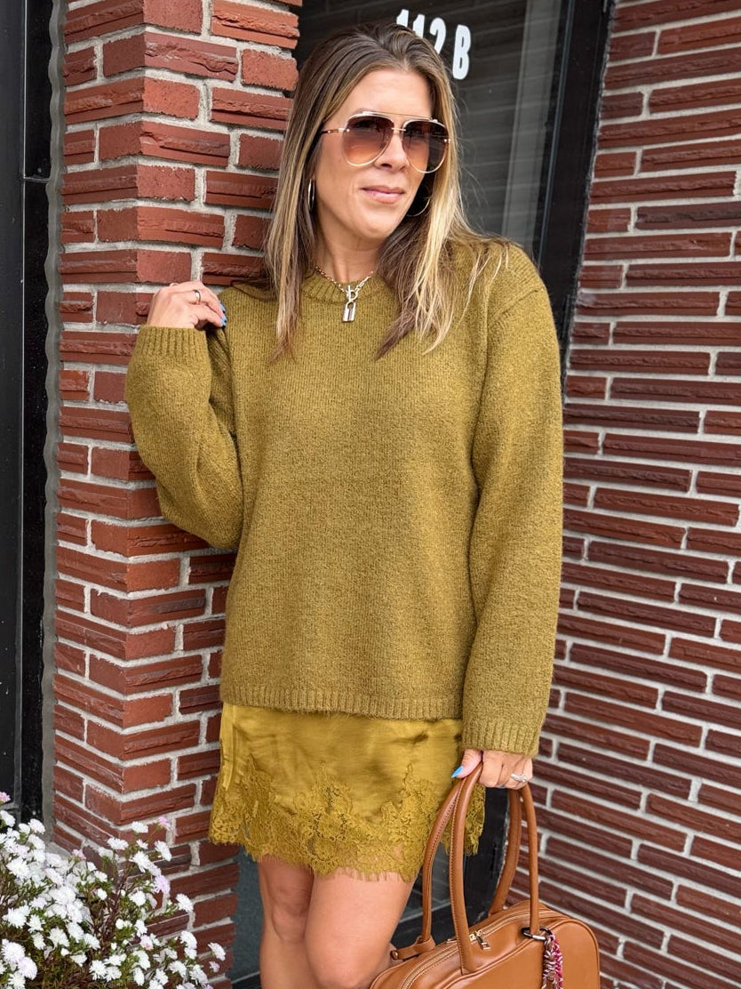 Chill Golden Sage Sweater