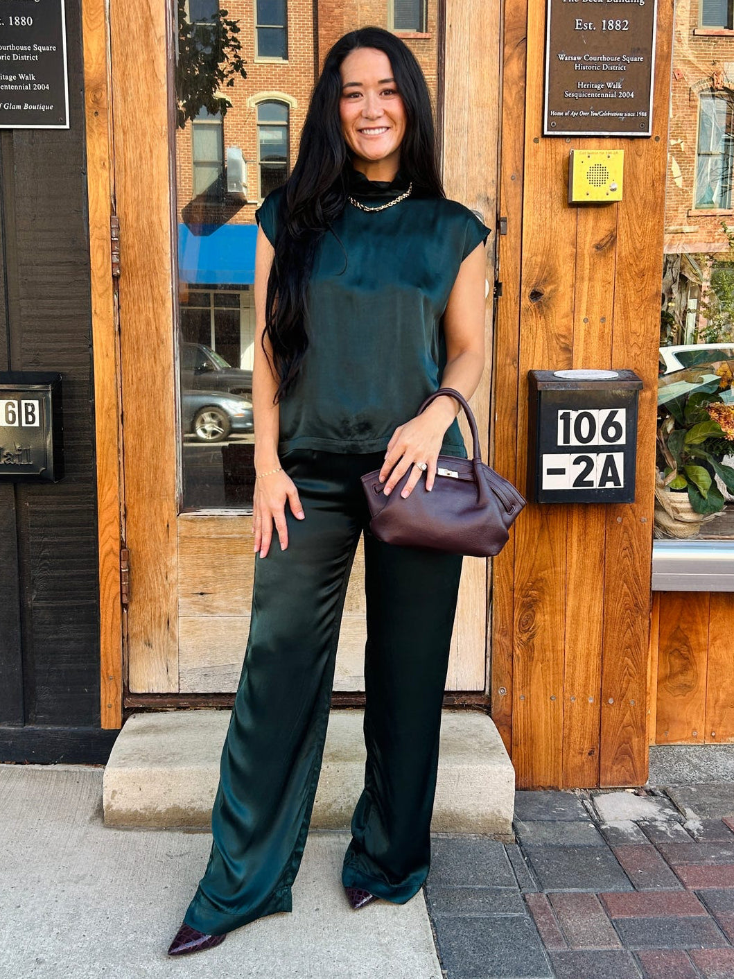 The Verona Satin Pant