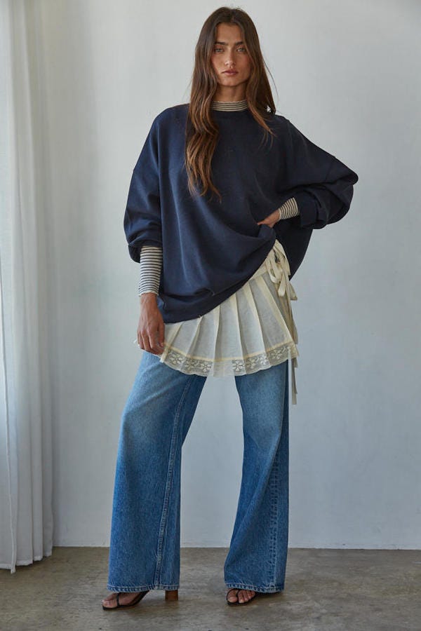 Coastal Oversized Sweatshirt
