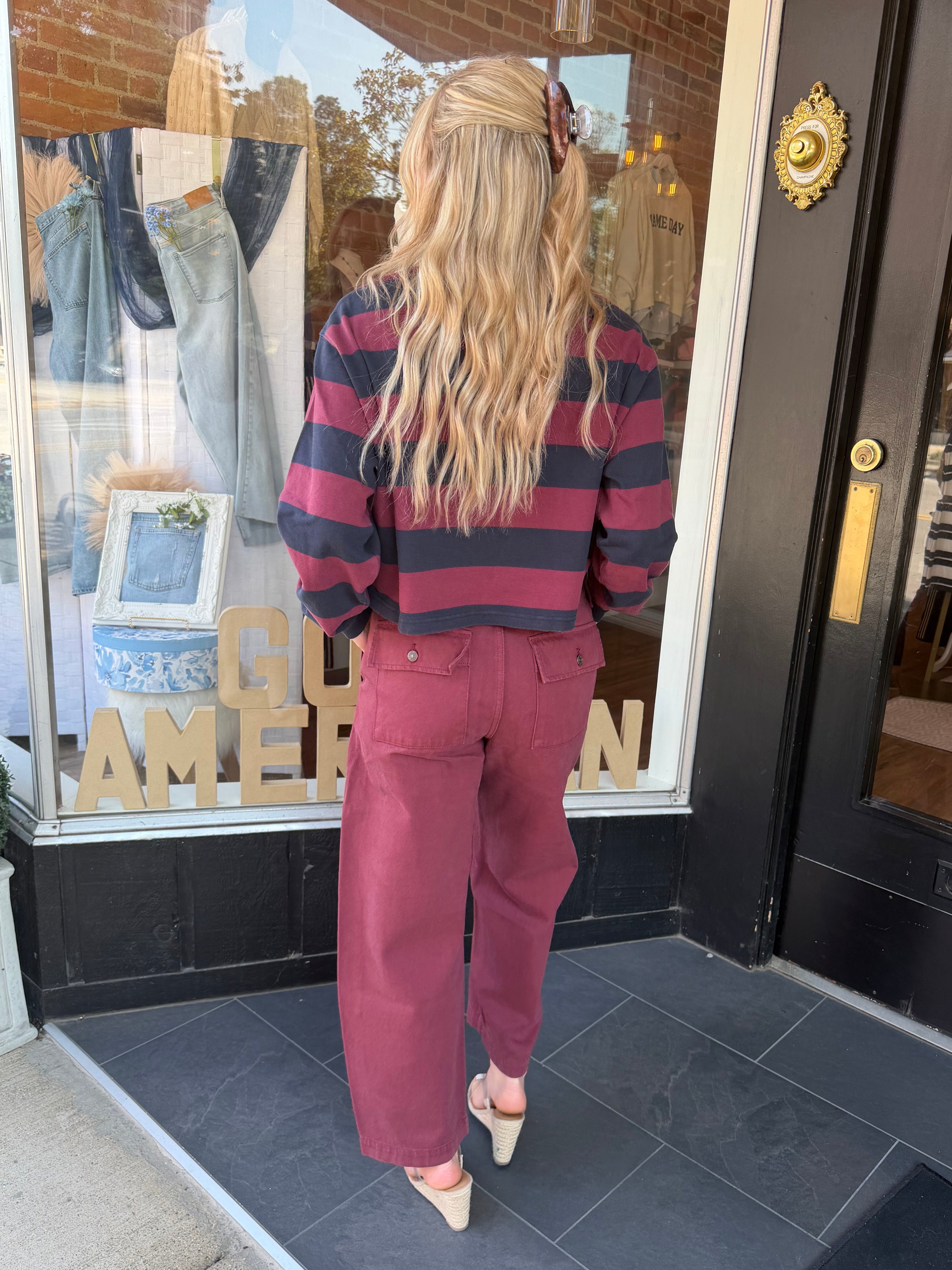 The Cropped Rugby Polo