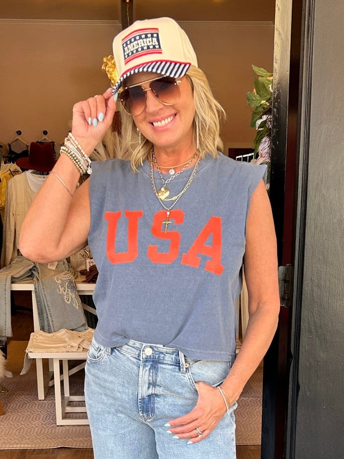 America Stripped Cap