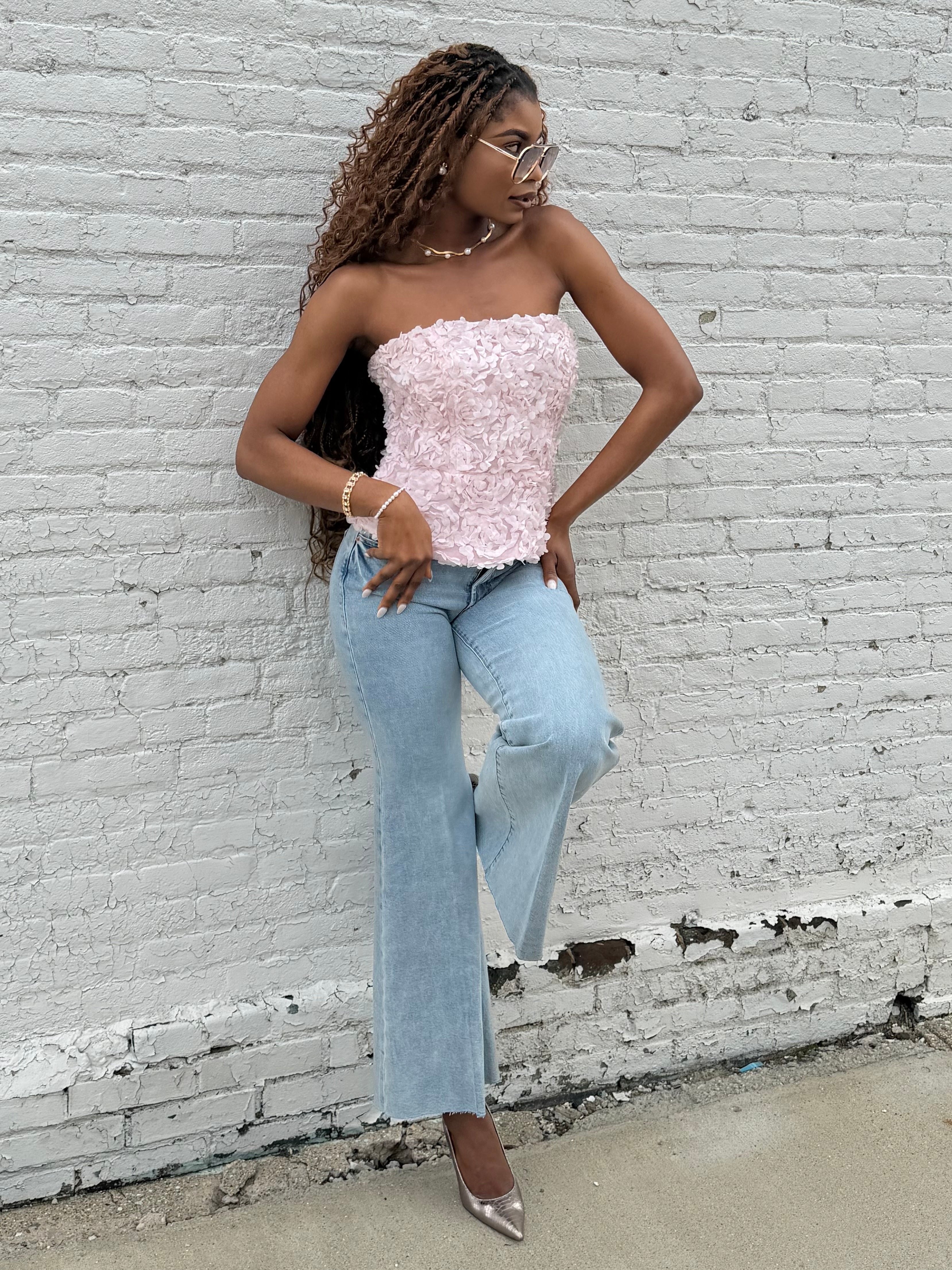 Ivey Pink Floral Top