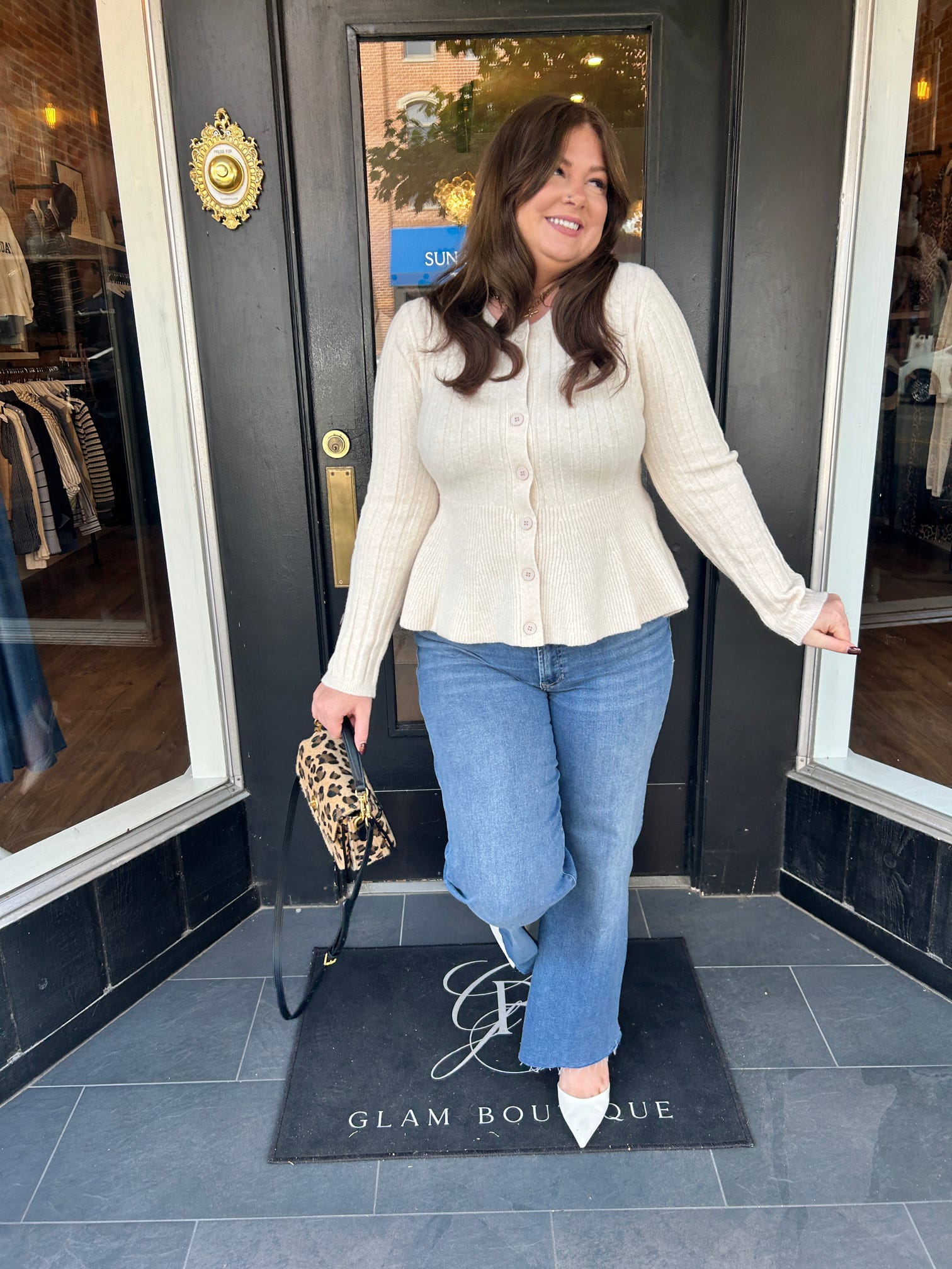 Perfectly Peplum Cardigan