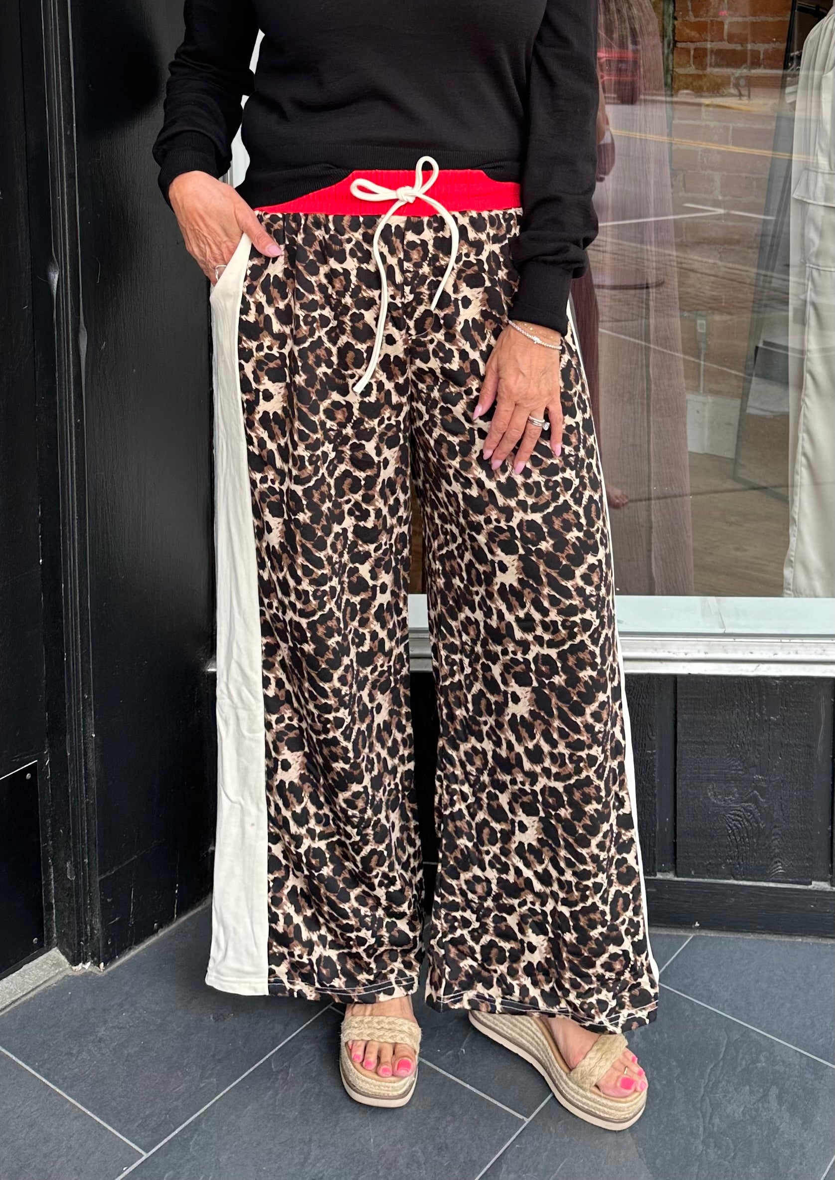 Alex Leopard Pants
