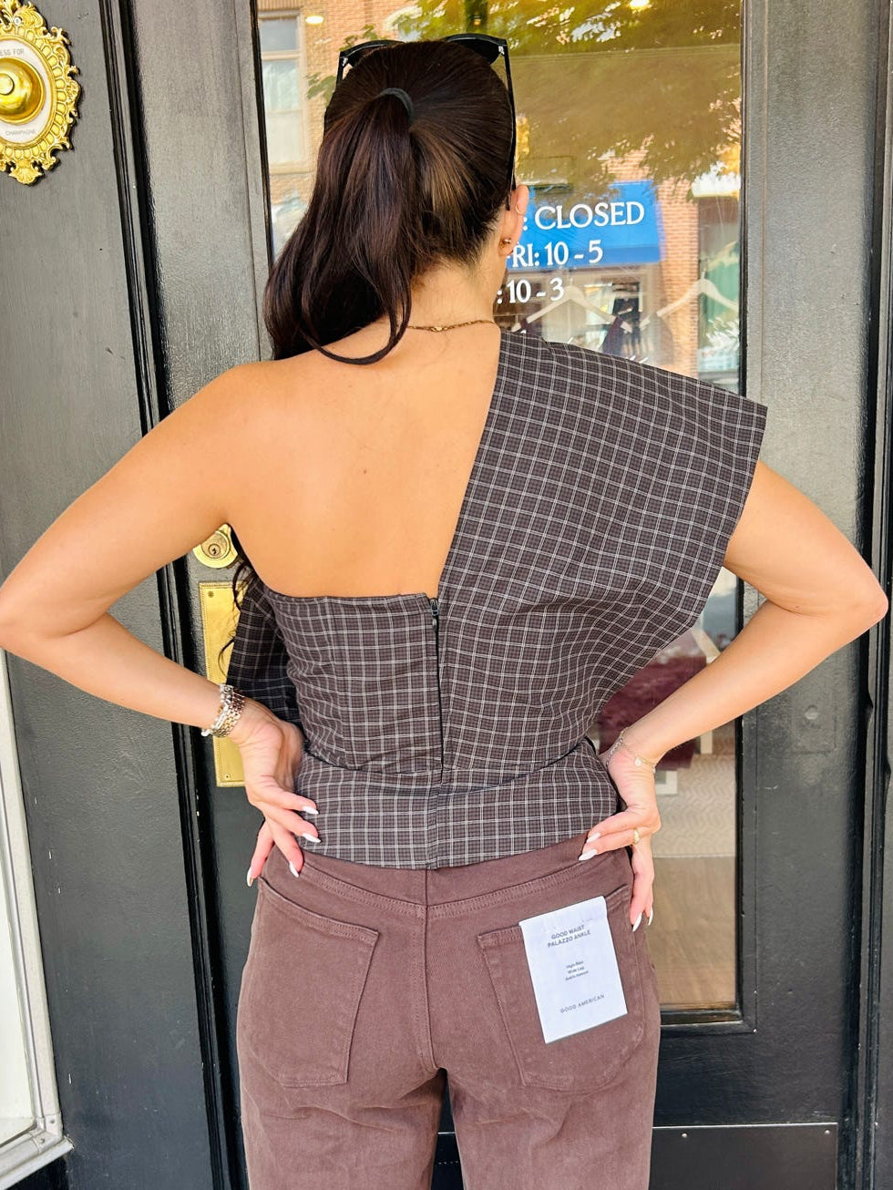 Maude Structured Bustier Top