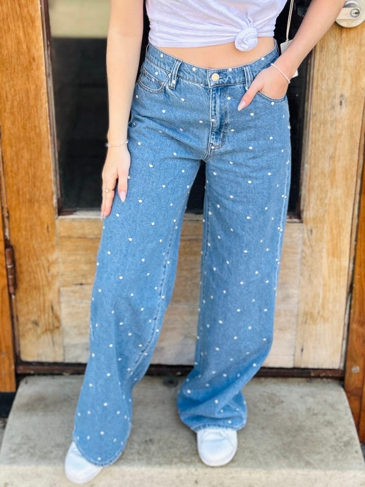 Kara Polka Dot Jean