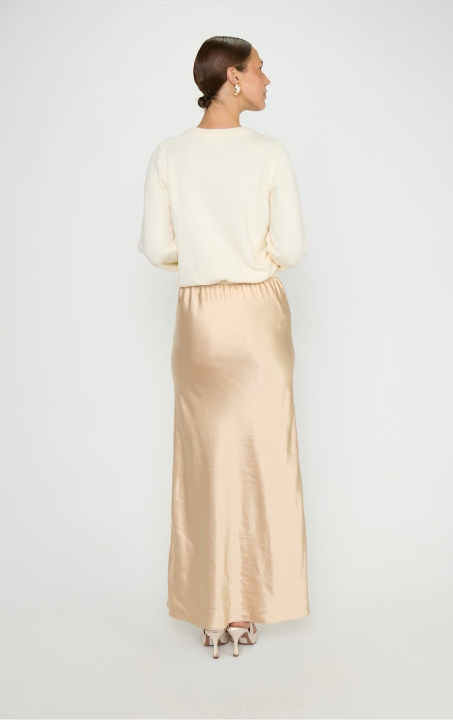Tammi Twofer Maxi Champagne Dress