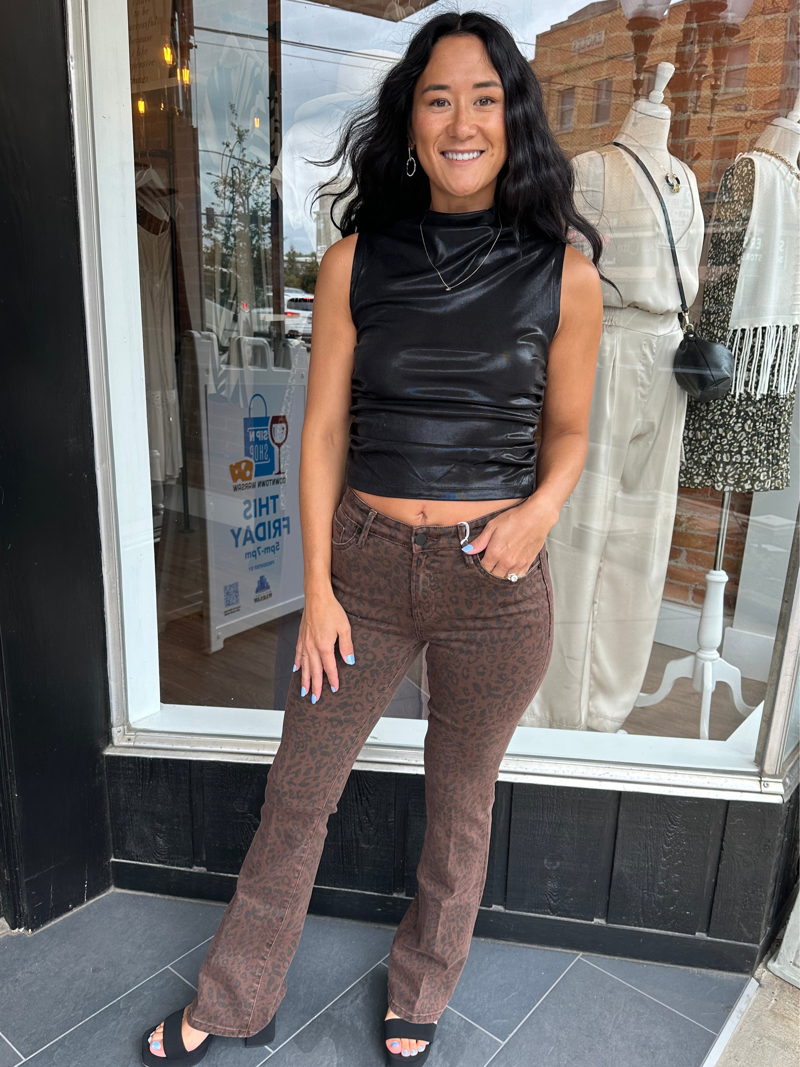 Jaxtyn Leopard Jeans