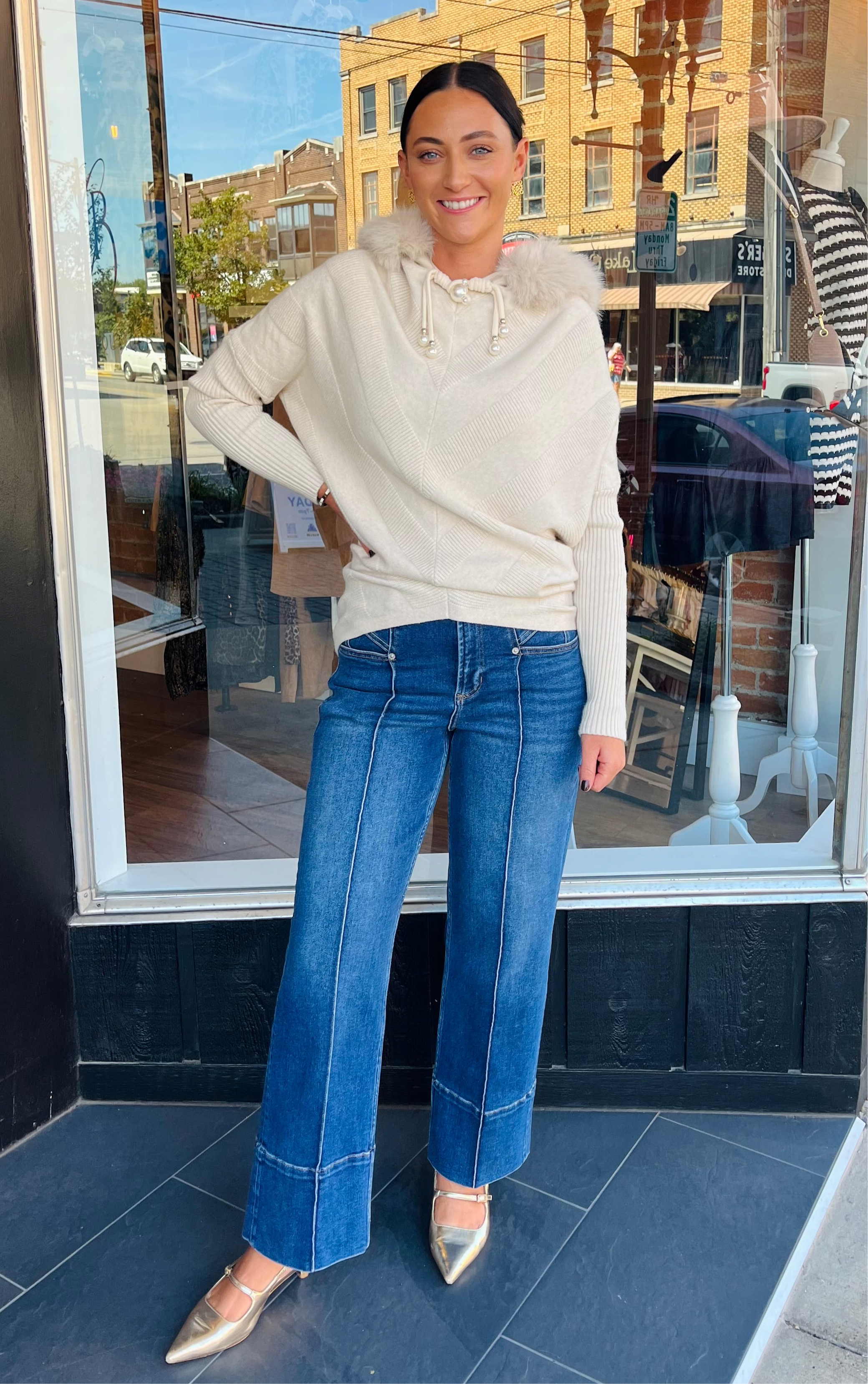 Audrey Poncho Sweater