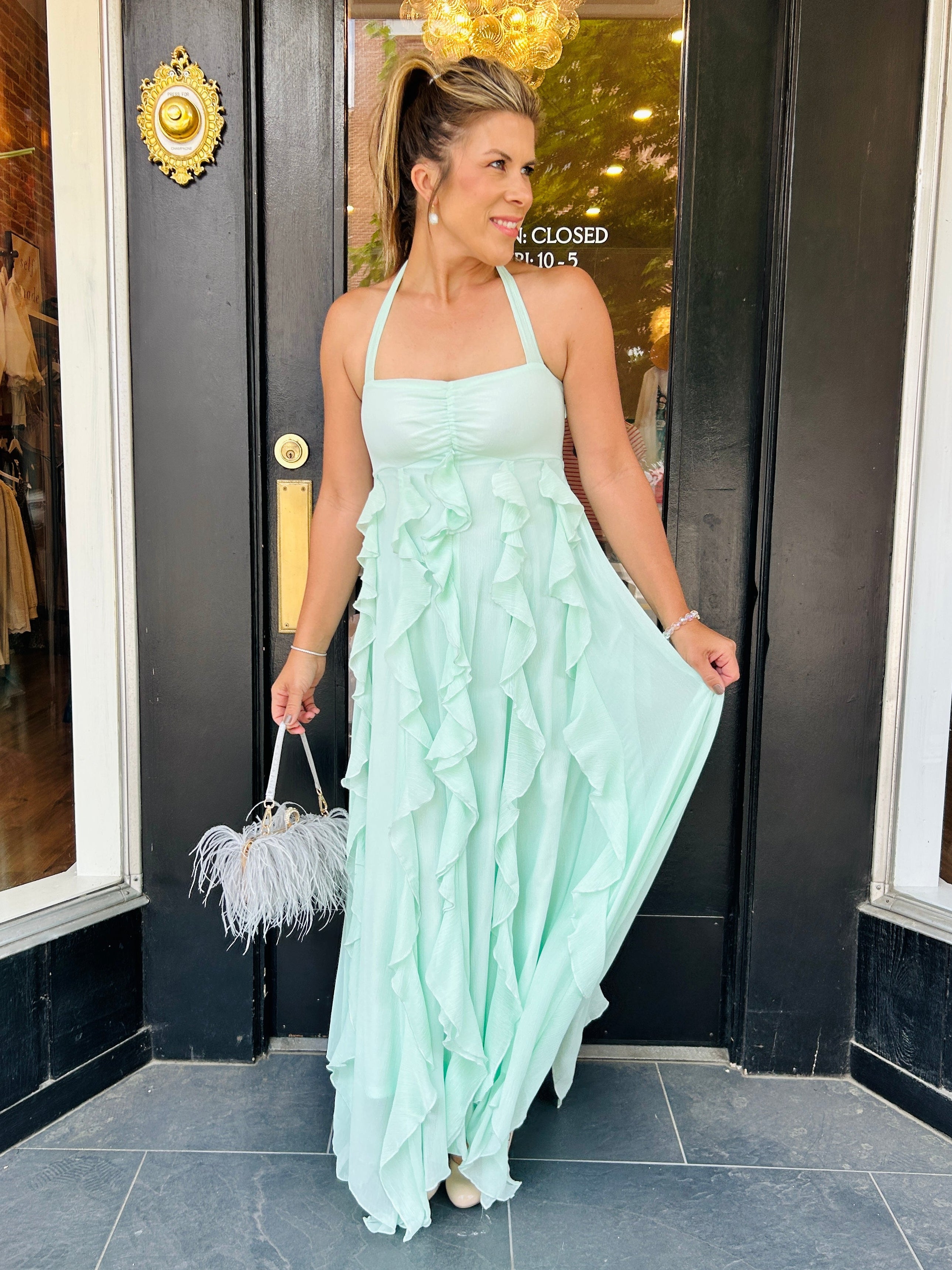 Gemma Ruffle Dress