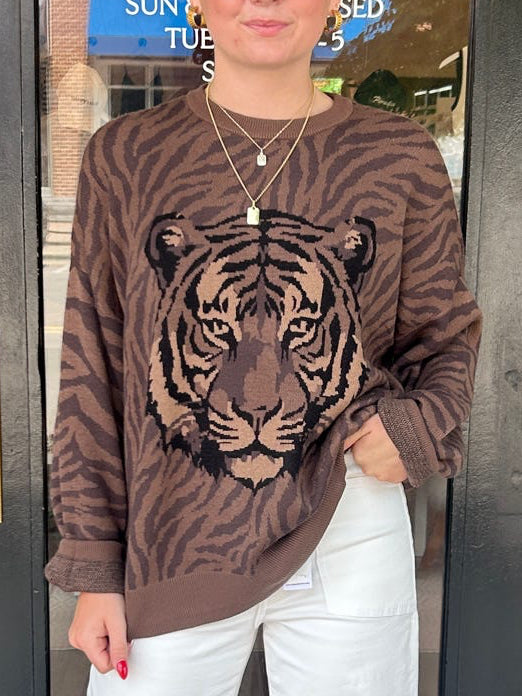Wild Tiger Graphic knit