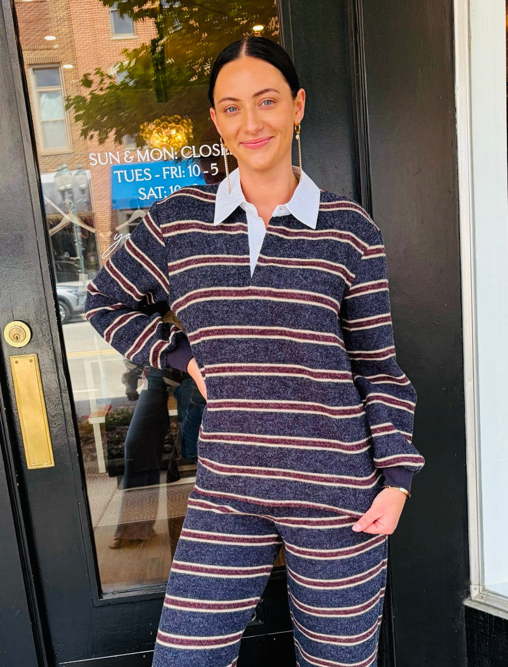 Lucy Polo Sweater Top
