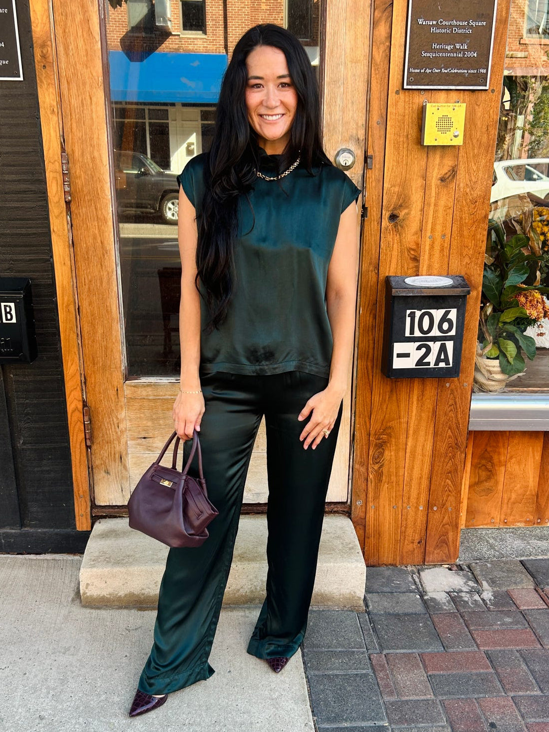 The Verona Satin Top