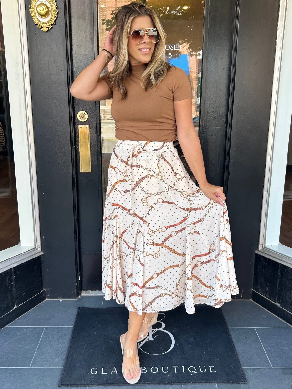 Darcy Ruched Knit Top