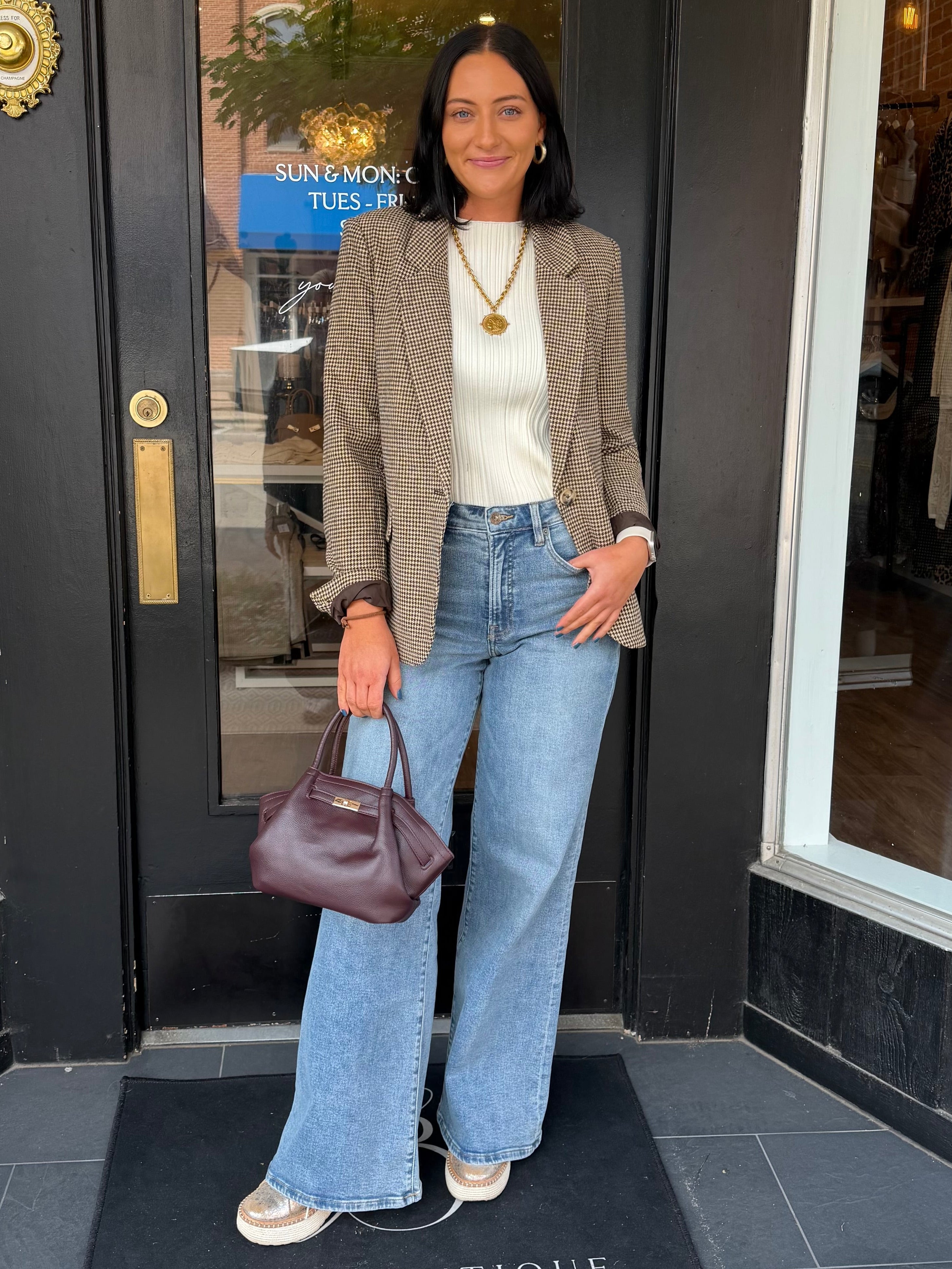 Evan Check Blazer