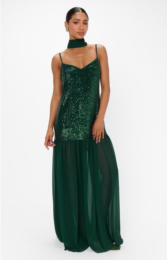 Dalia Sequins Maxi Dress