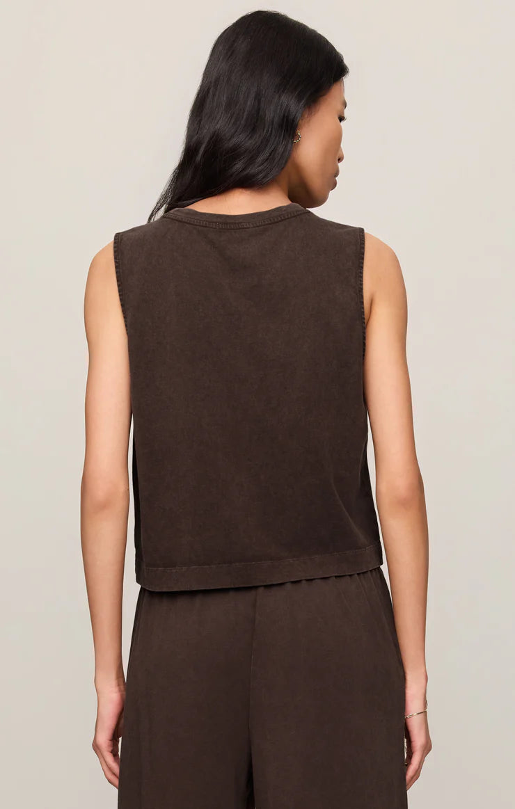 Sloane Jersey Muscle Tank