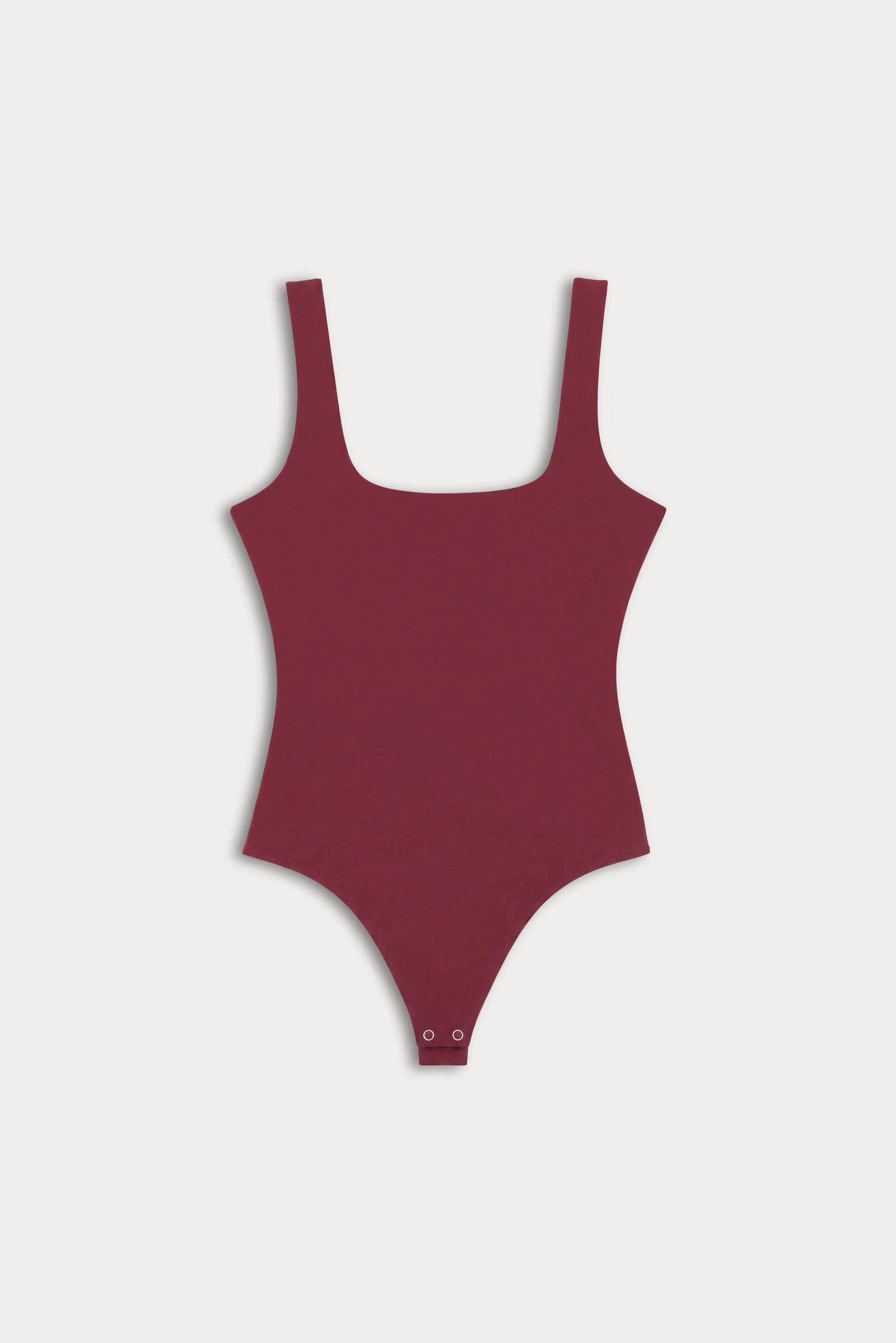 Sculpting Modern Tank Bodysuit: Berry Noir
