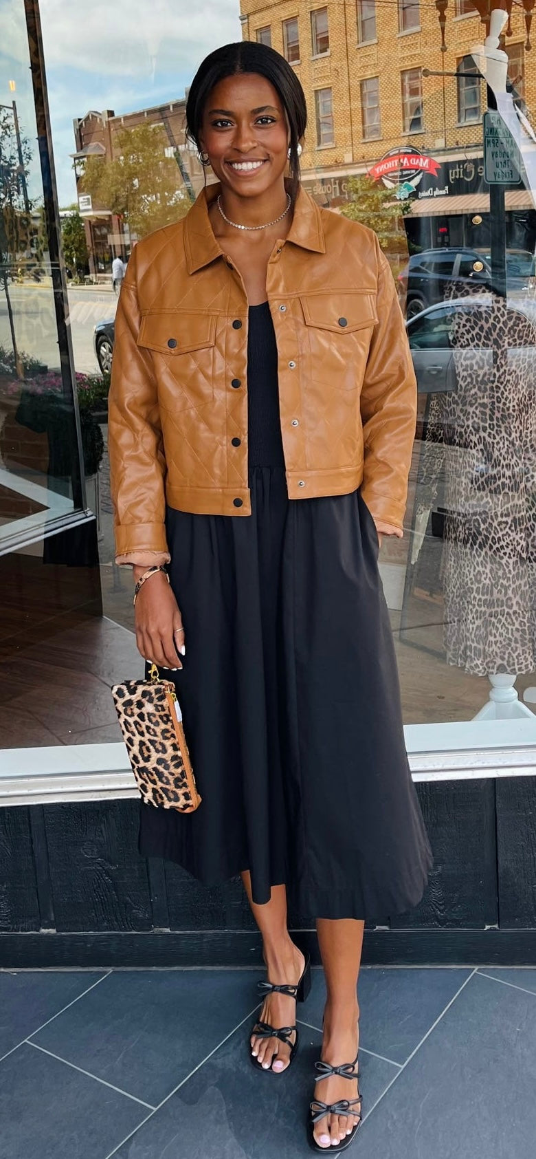 Corsica Smocked Poplin Dress