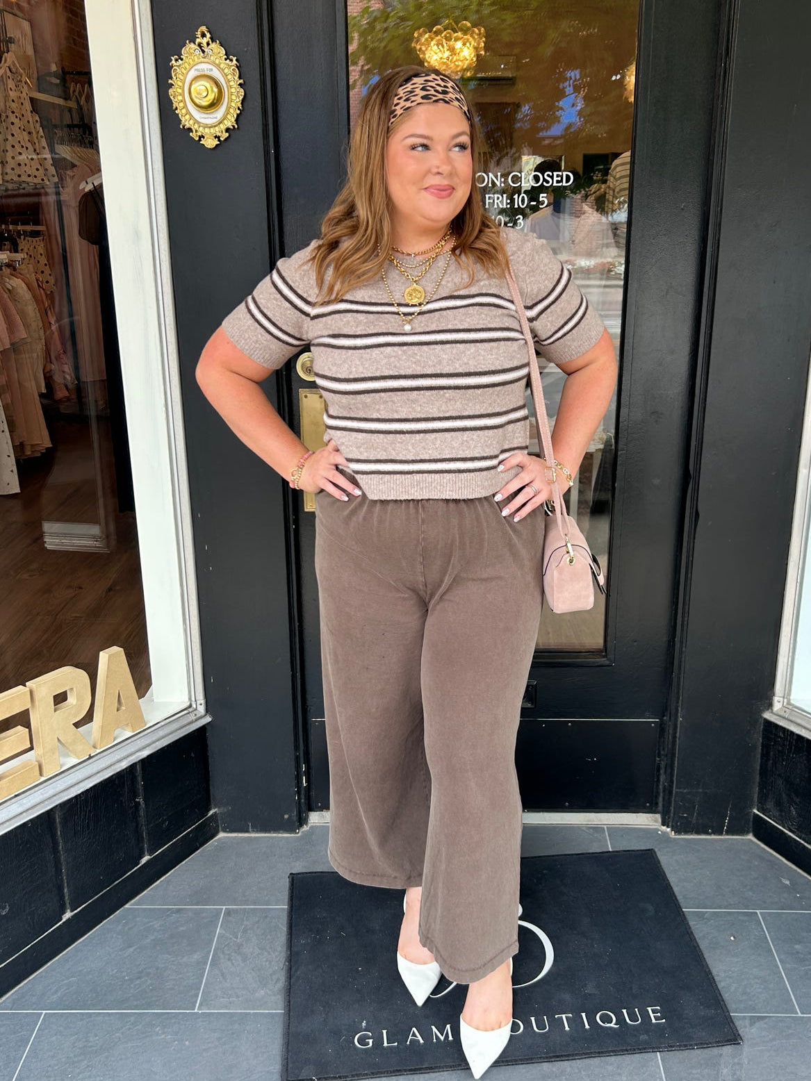 Gatewood Stripe Sweater: Heather Ash