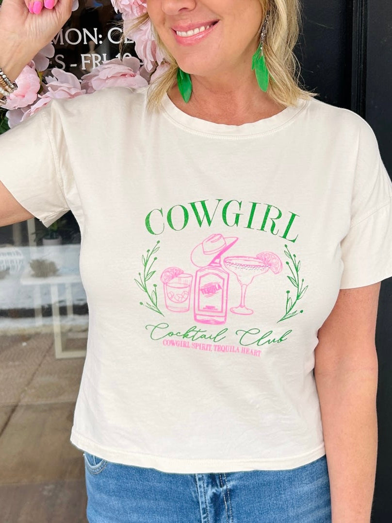 Cowgirl Cocktail Club Tee