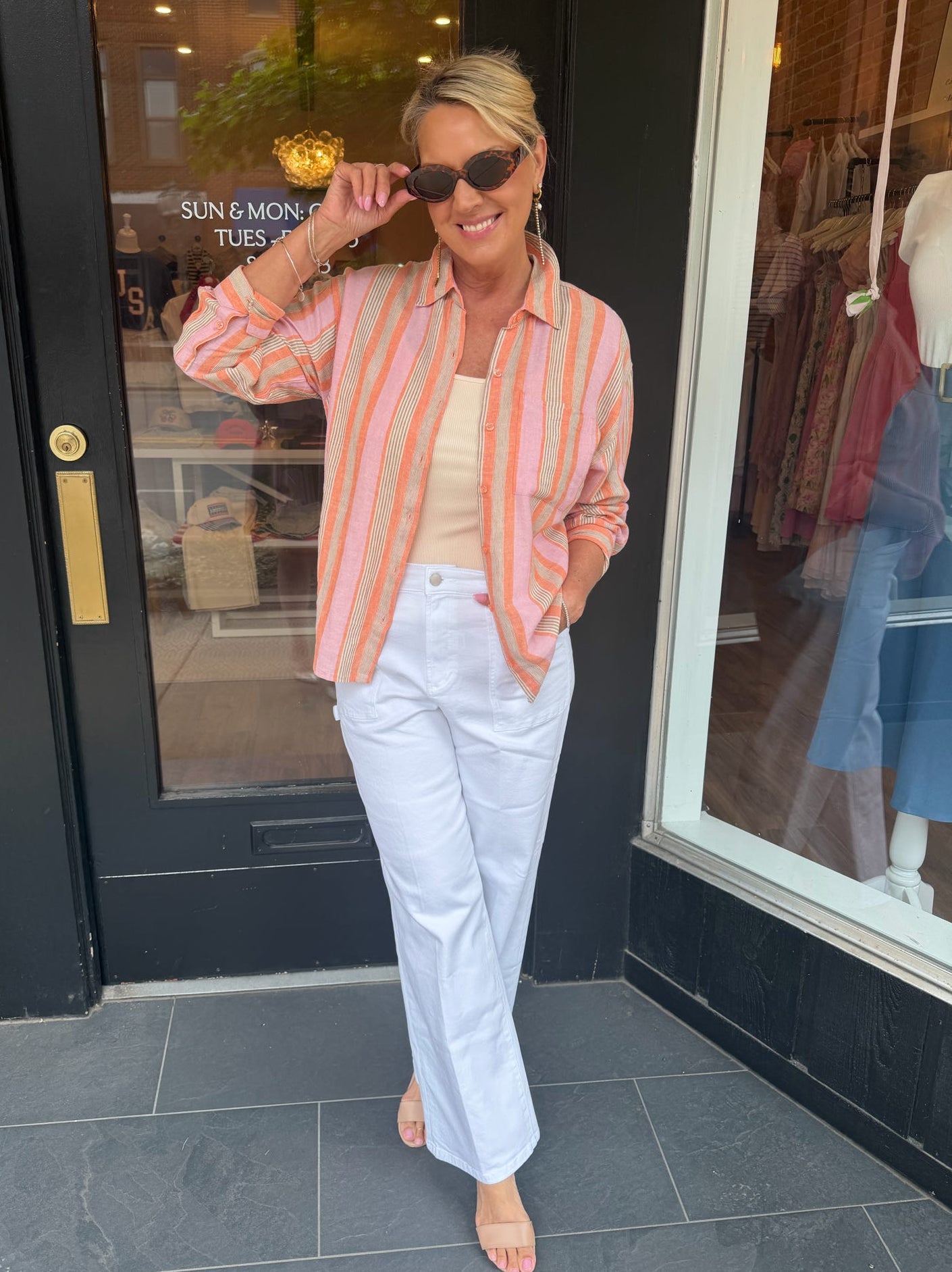 The Perfect Striped Button Up