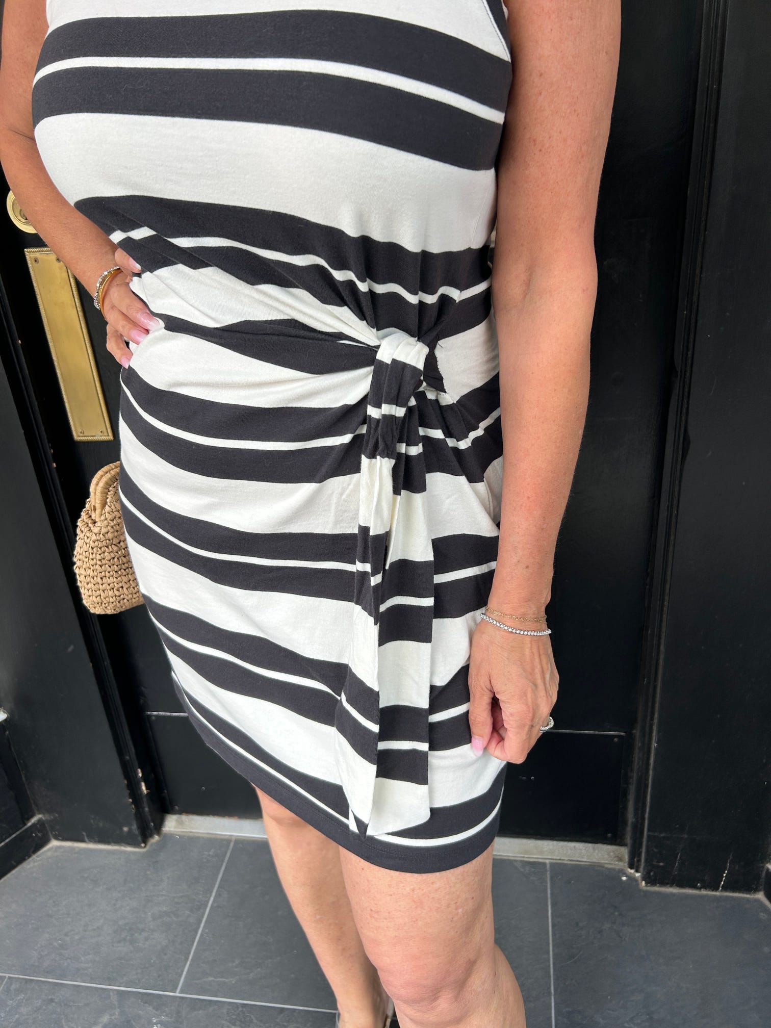 Mattie Striped Mini Dress