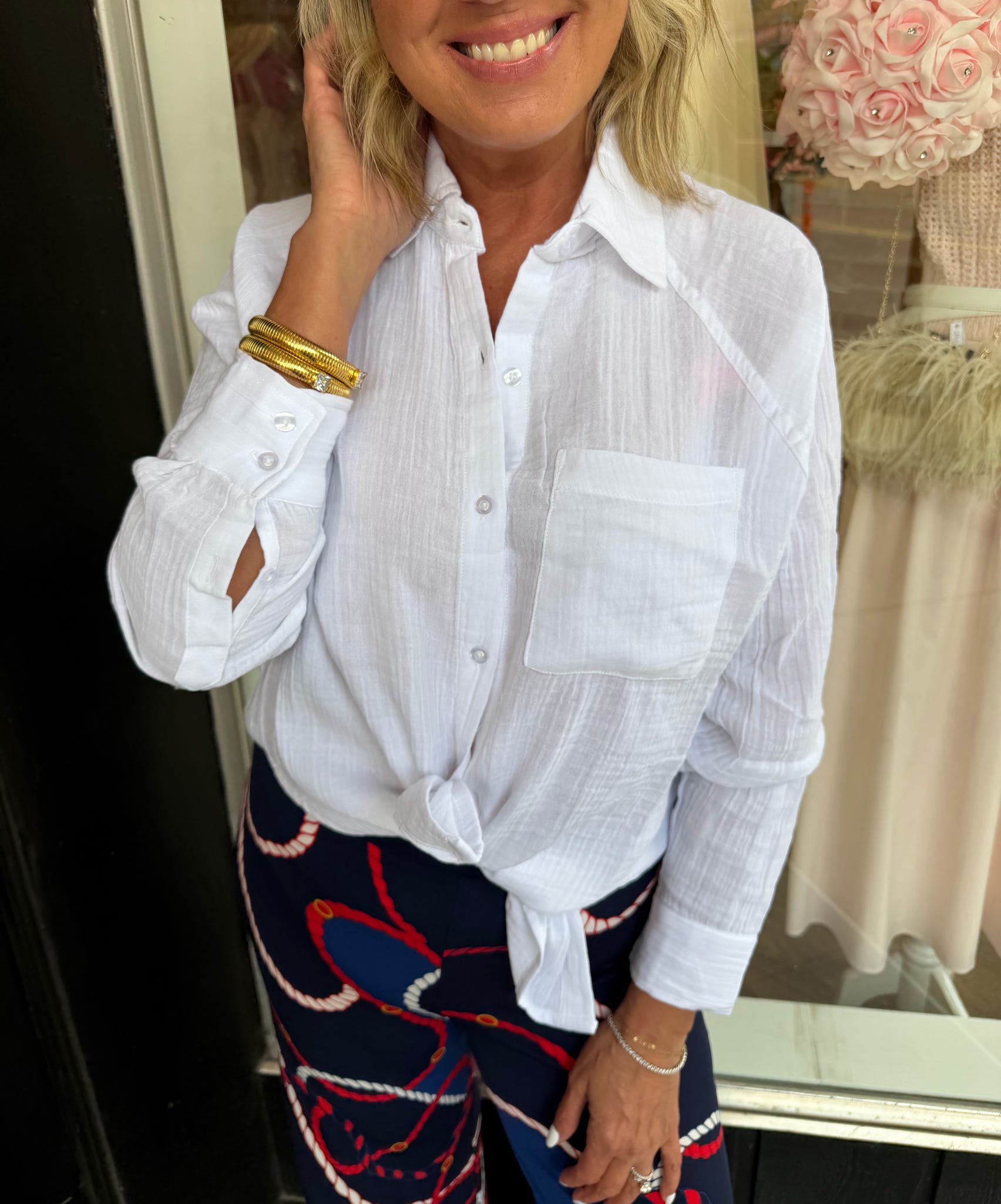 The Perfect Airy Top White