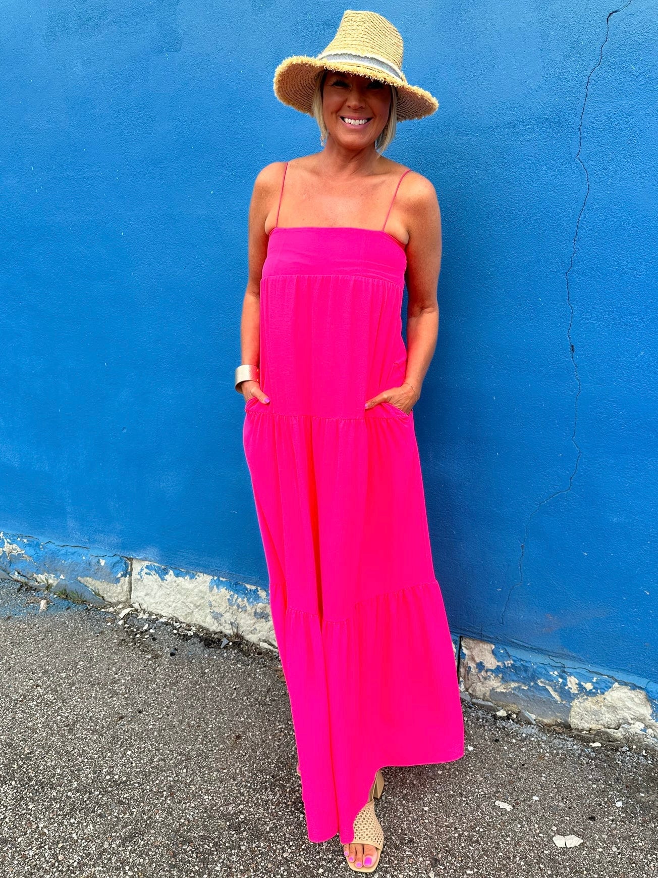 Pink Pebble Long Weekend Maxi Dress