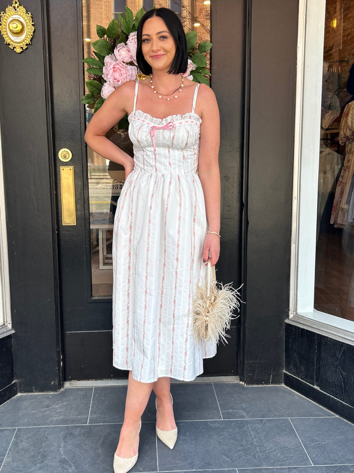 Danica Corset Midi Dress