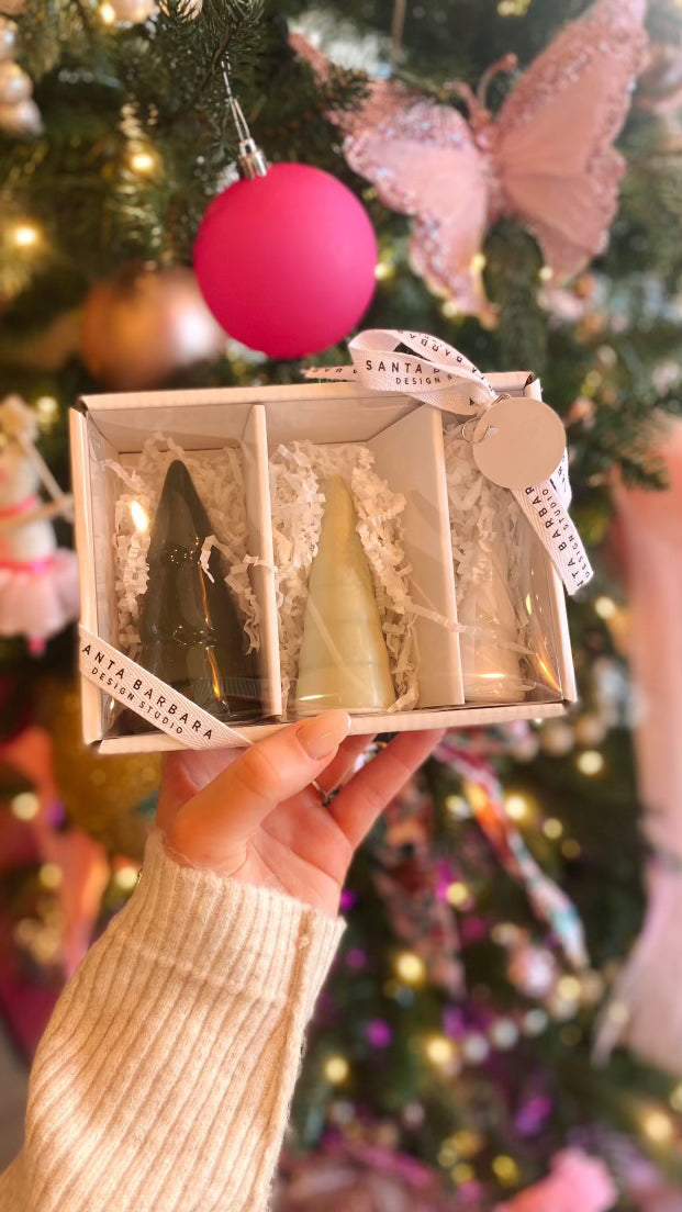 Holiday Ceramic Tree Set of Three