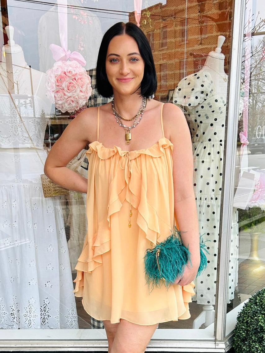 Lorella Dress in Apricot